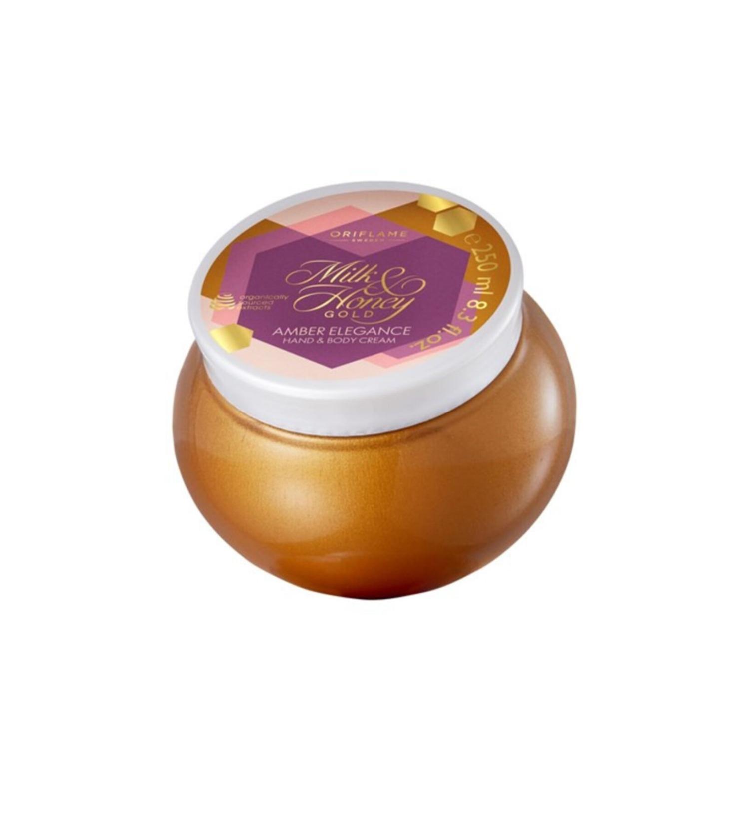 Oriflame Milk Honey Gold Amber Elegance Hand and Body Cream