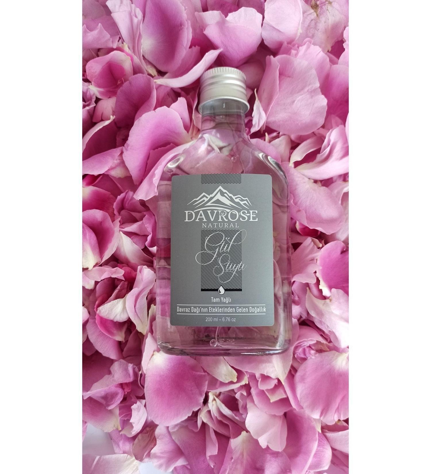 Davrose Natural Natural Full Oil Rose Water 200 Ml - Buy Online on GoSupps.com