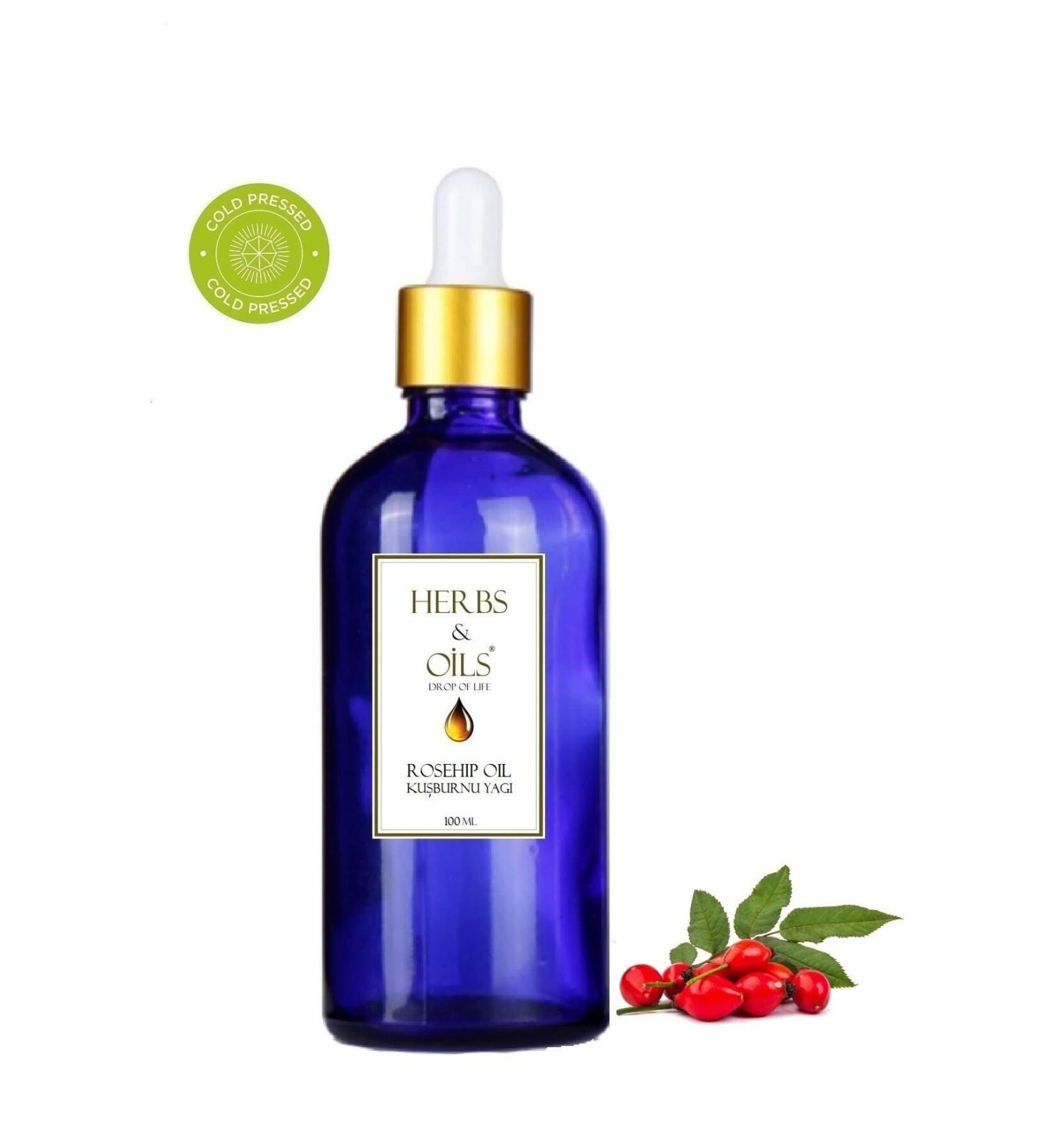 Herbs & Oils Rosehip Seed Oil ( Cold Press ) Rosehip Seed Oil 100 ml ( Cold Press )