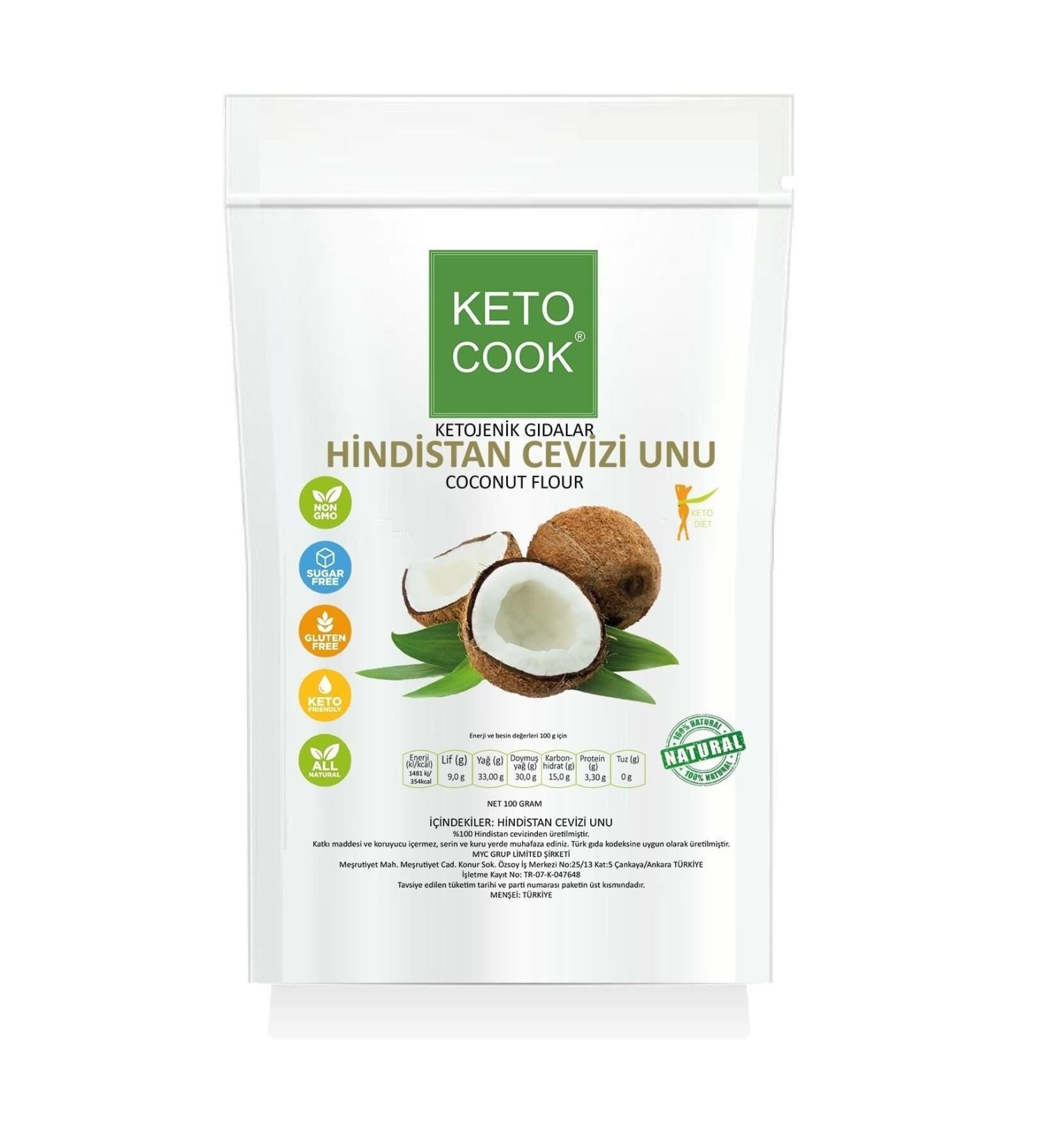 KetoCook Coconut Flour 100 grams