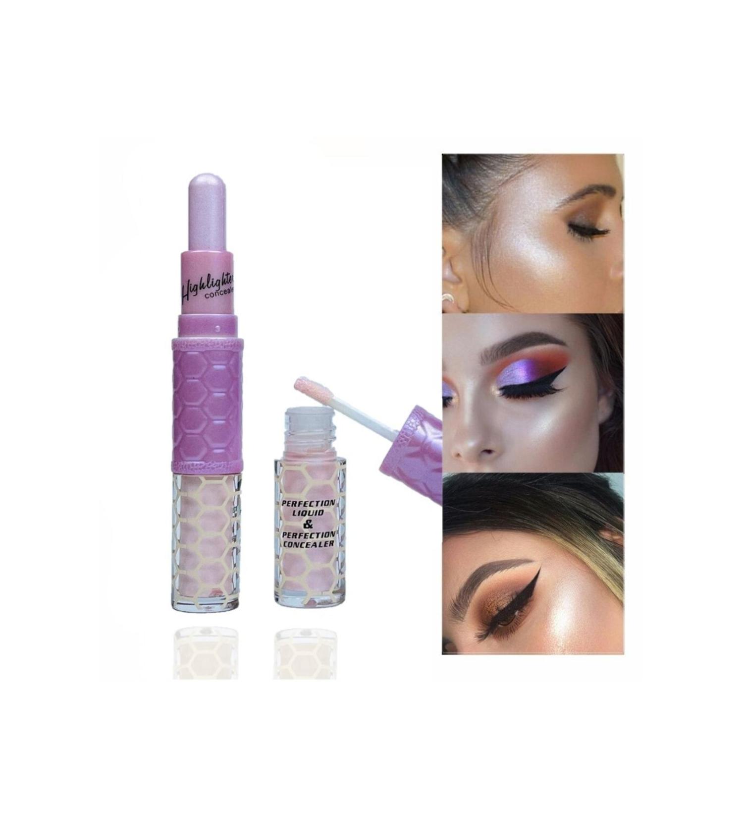 LIZAGOLD Double-Sided Stick Highlighter and Liquid Illuminator 01