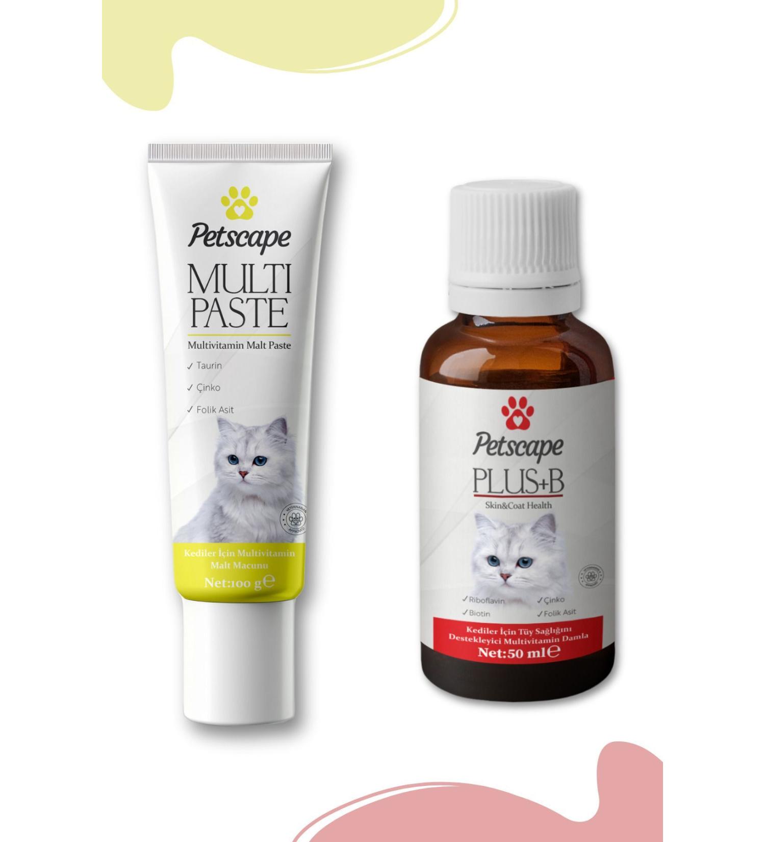 Petscape Multivitamin Paste + Plus+B Drop (Multi Paste + Plus+B Drop)
