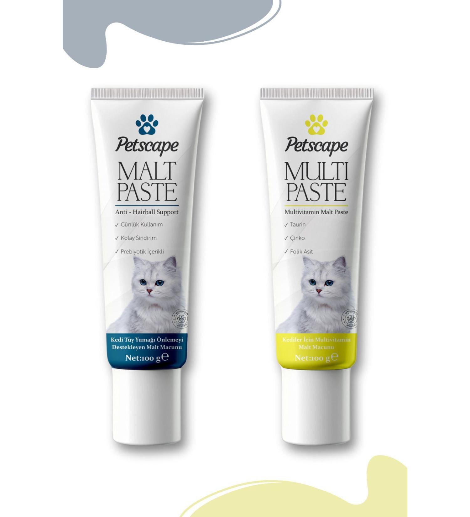 Petscape Multivitamin Paste + Malt Paste (Multi Paste + Malt Paste)
