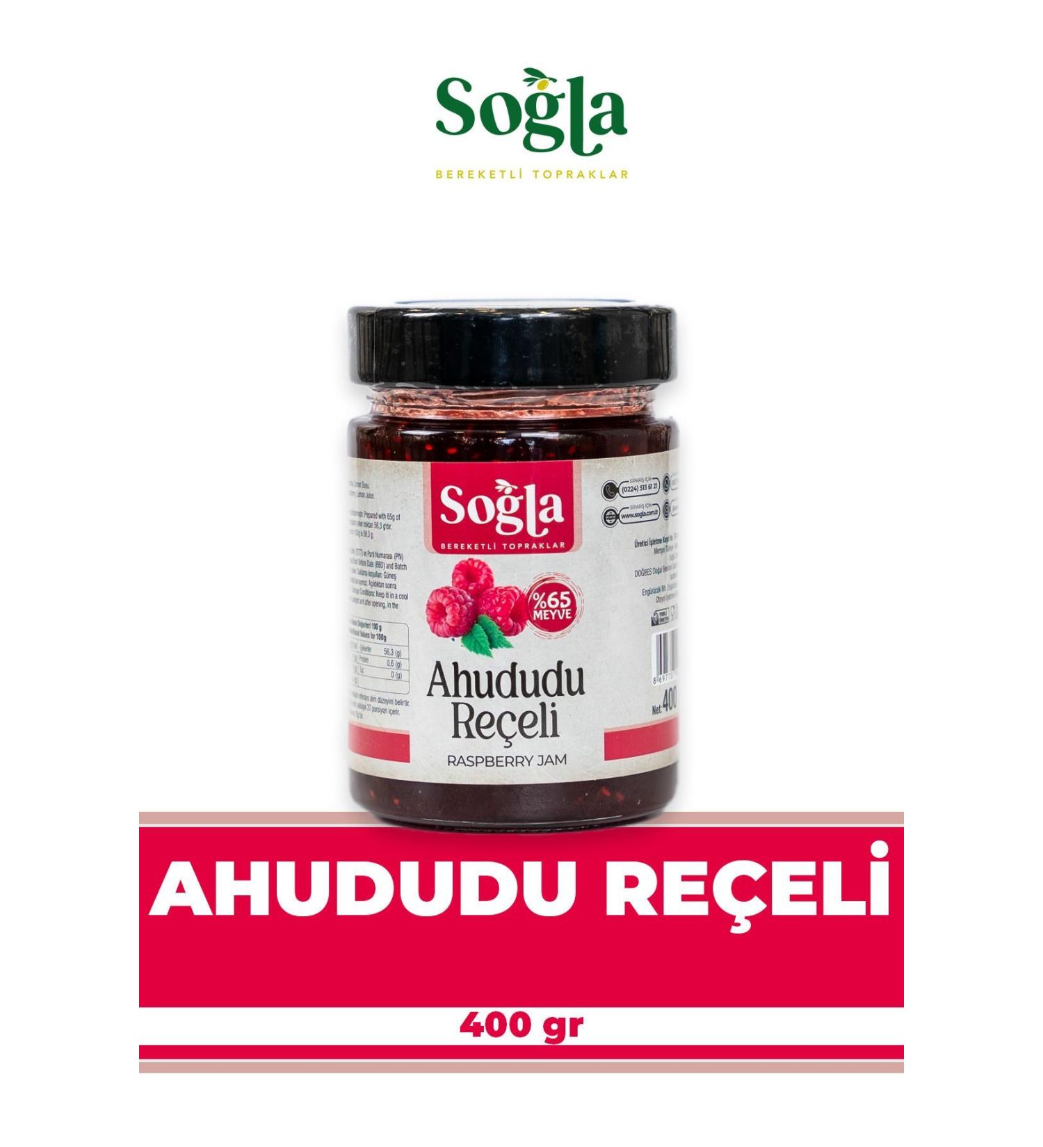 SOGLA OLIVE RASPBERRY JAM 400GR