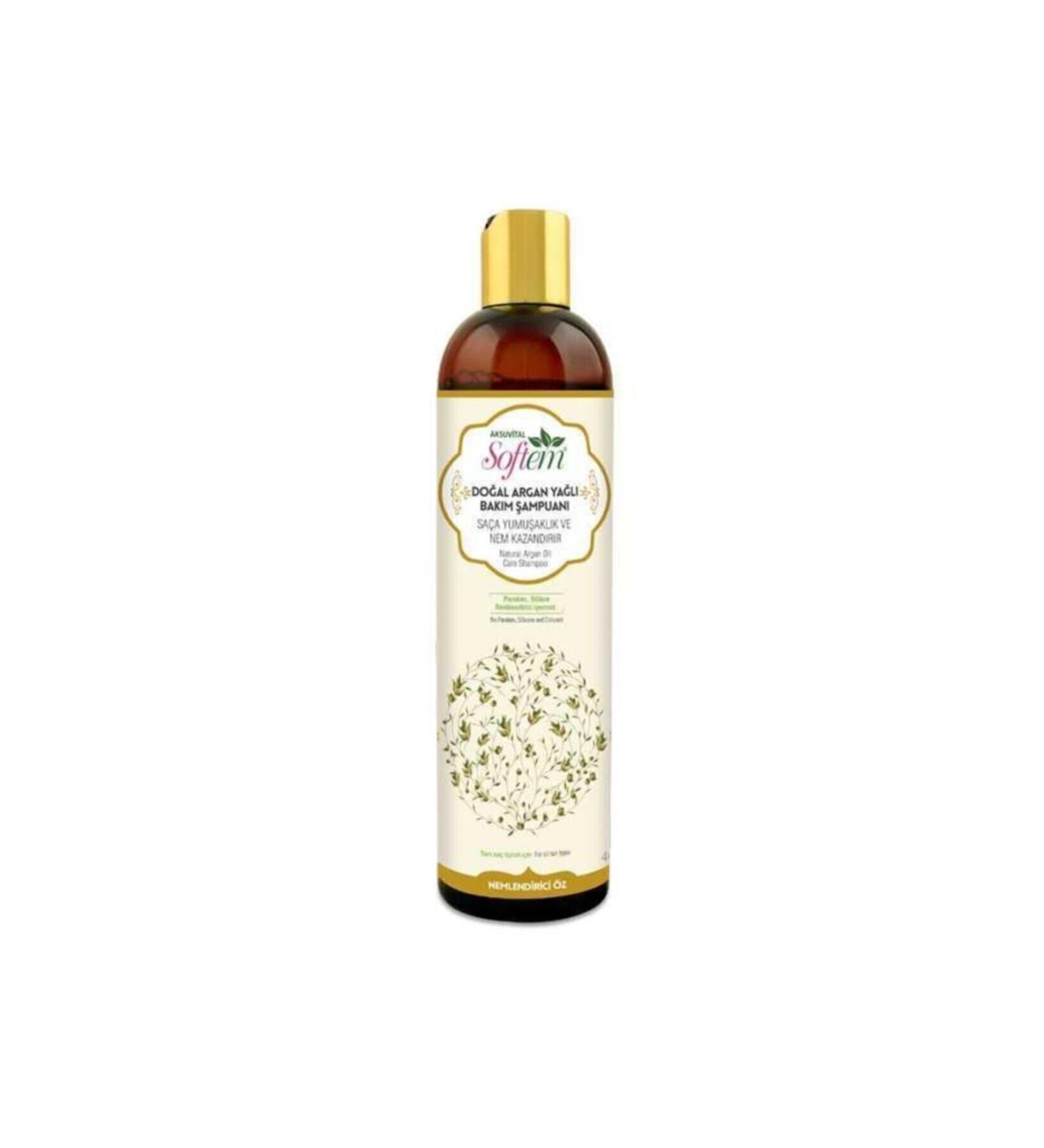 Softem Argan Oil Hair Care Shampoo 400 Ml at Bitki Diyar Store