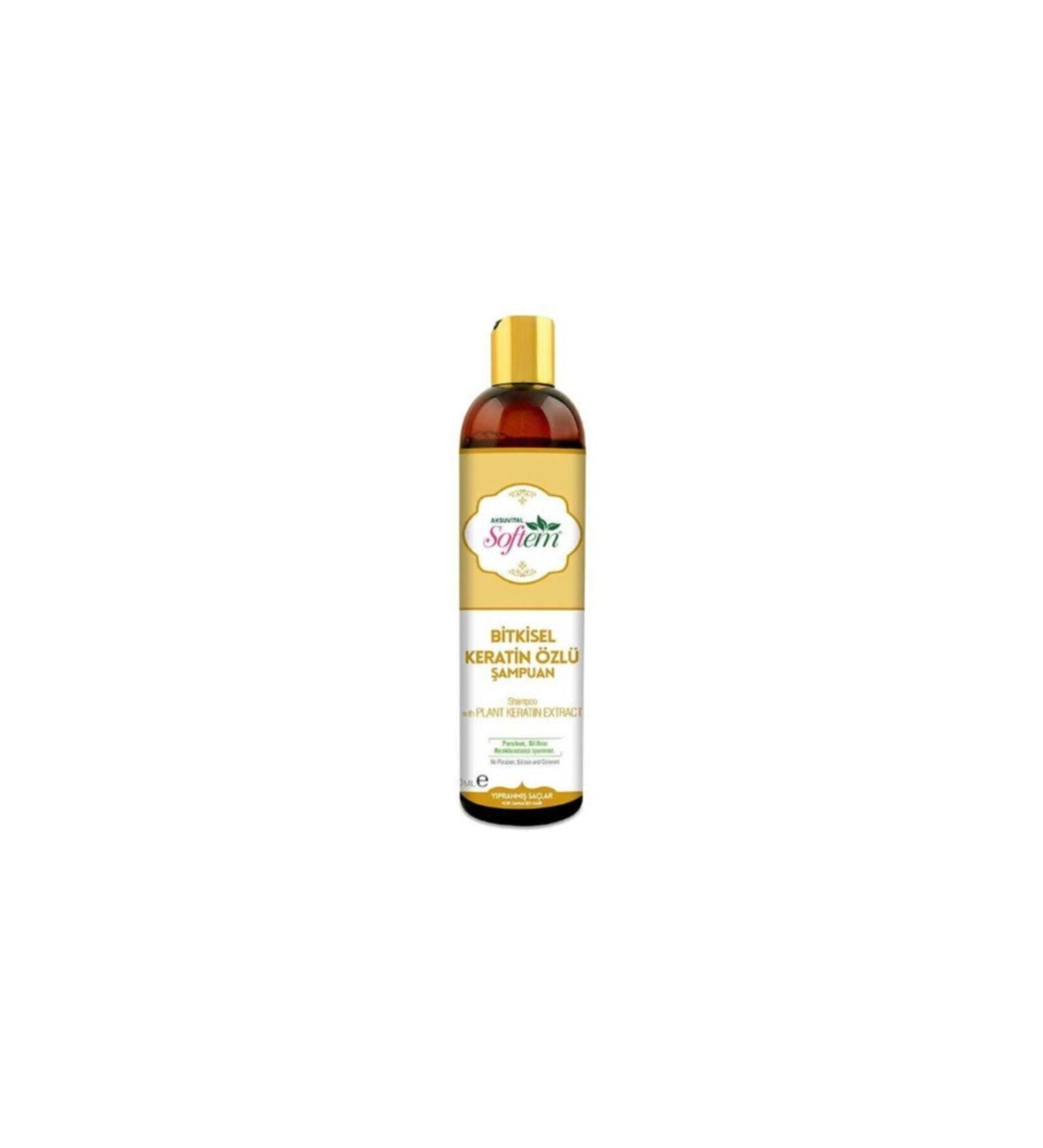 Aksu Vital Softem Herbal Keratin Essence Shampoo 400 ml