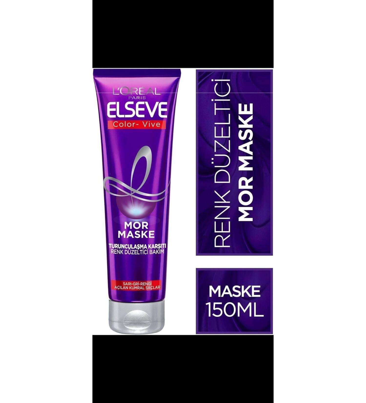Elseve L'Or al Anti-Orange Color Correcting Purple Mask (150 ml) - Buy Online on GoSupps.com