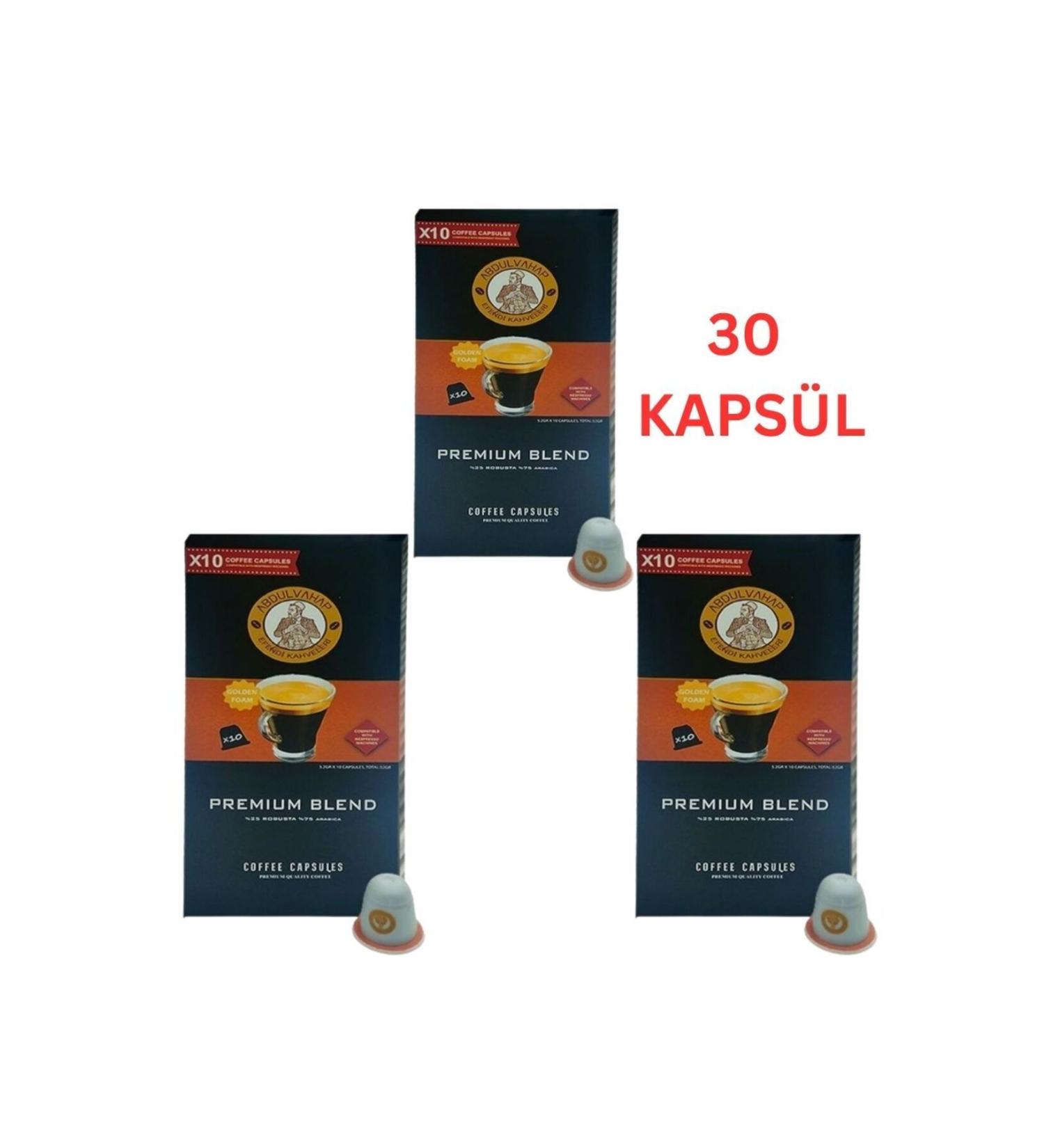 MEVLANA BAZAAR Abdulvahap Efendi Premium Blend Coffee Capsule 10 52 gr Set of 3 Buy 3 Pay 2