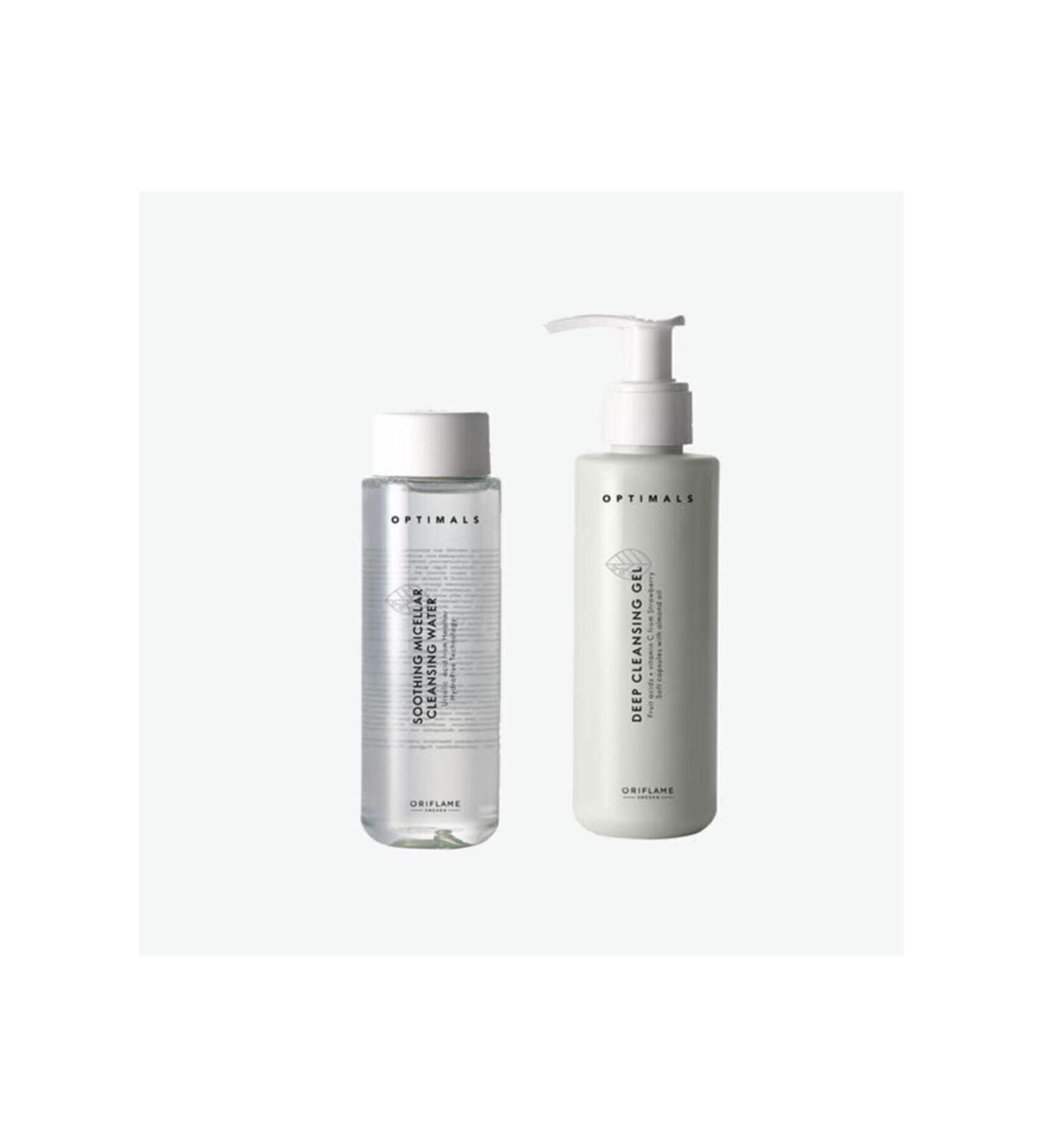 Oriflame Optimals Deep Cleansing Gel + Soothing Micellar Cleansing Water