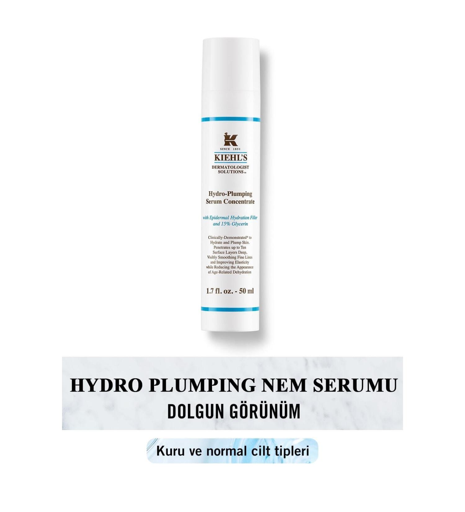 Kiehl's HYDRO-PLUMPING MOISTURE SERUM THAT GIVES THE SKIN A PLUMP LOOK 50ML PSSN3283