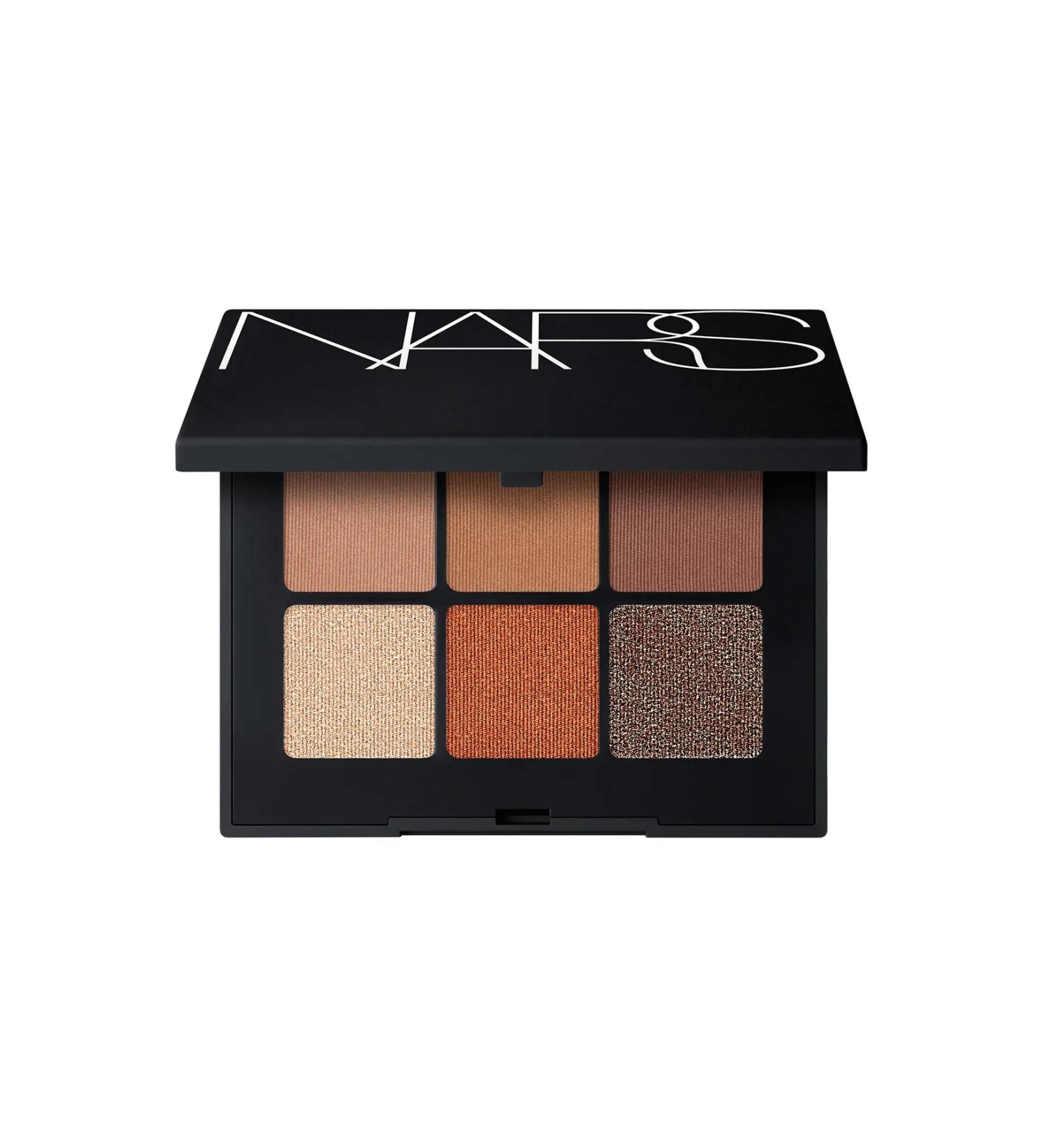 Nars Voyageur Eyeshadow Palette-Matte & Satin & Shimmer and Satin Finish Intense Pigmented 6-Pack Eyeshadow Palette