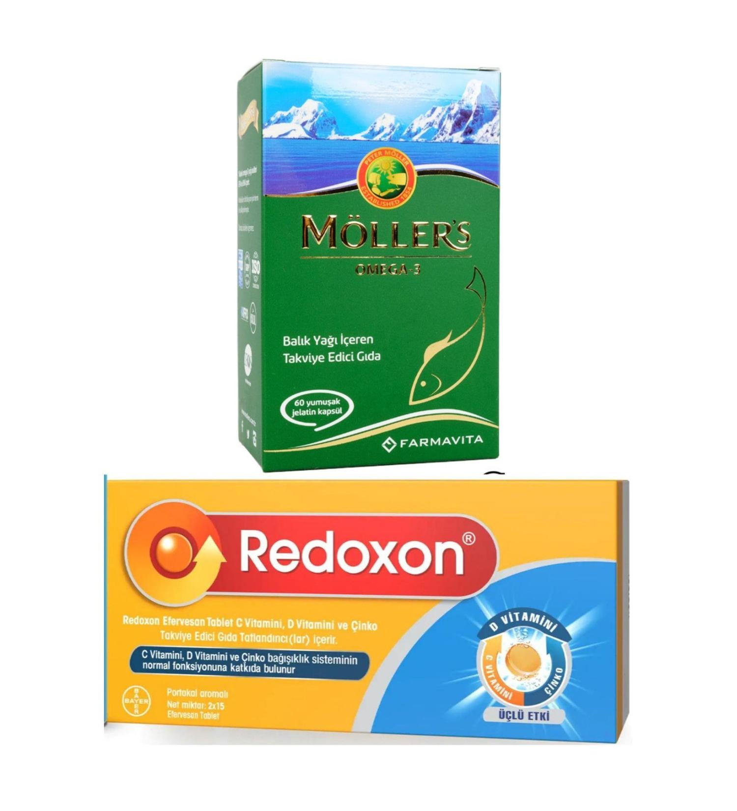 Mollers Omega 3 60 Capsules Redoxon Triple Effect Vitamin C Vitamin D Zinc Effervescent 30 Tablets