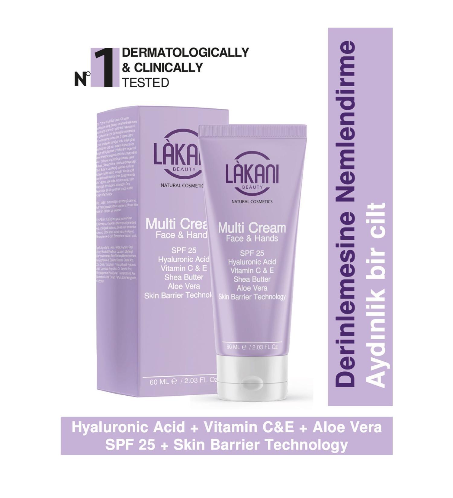 Lakani beauty Intensive Moisturizing Anti-Wrinkle & Anti-Spot Repairing and Regenerating Skin Care Cream 60 ml - Buy Online on GoSupps.com