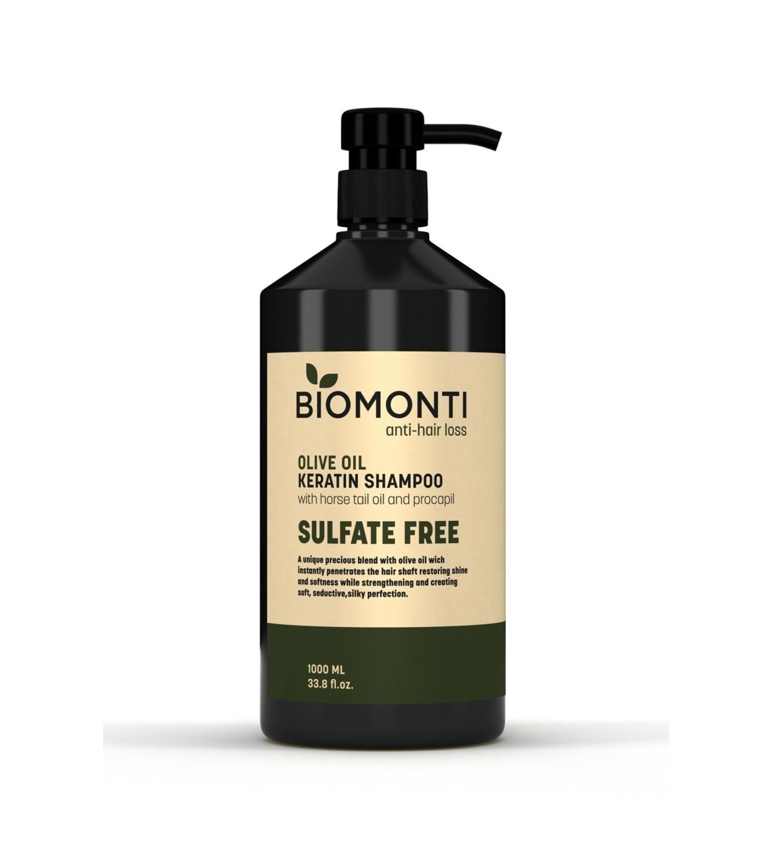 BIOMONT Olive Oil Keratin Sulfate Free 1000ml