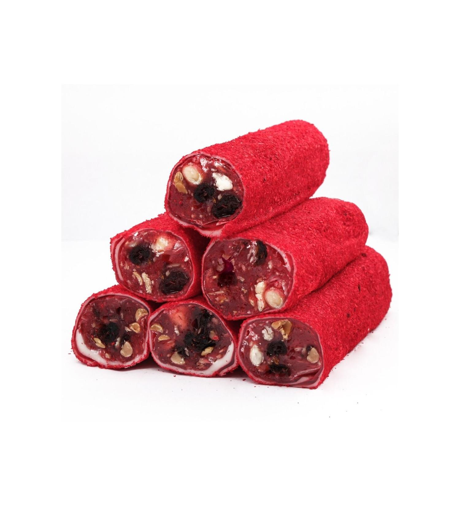 MEVLANA BAZAAR Strawberry Atom Wrap Turkish Delight 1 KG