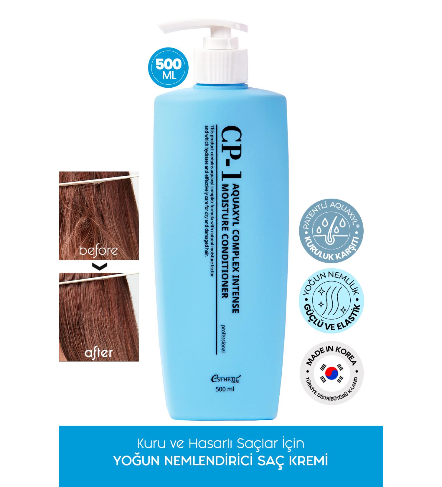 ESTHETIC HOUSE CP-1 Intensive Moisturizing Conditioner for Dry and Damaged Hair Aquaxyl Complex Conditioner 500ml - Buy Online on GoSupps.com
