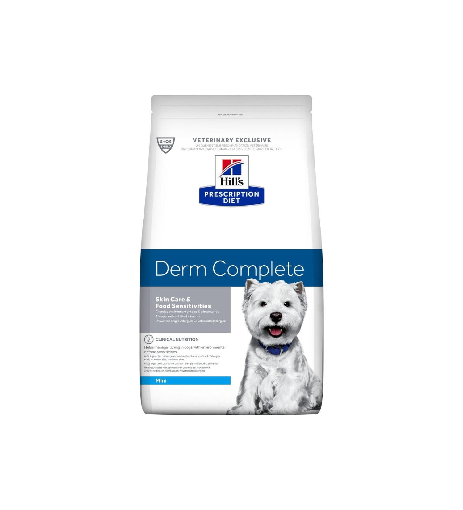 Hill's Prescription Diet Derm Complete Mini Breed Dog Food 1 kg