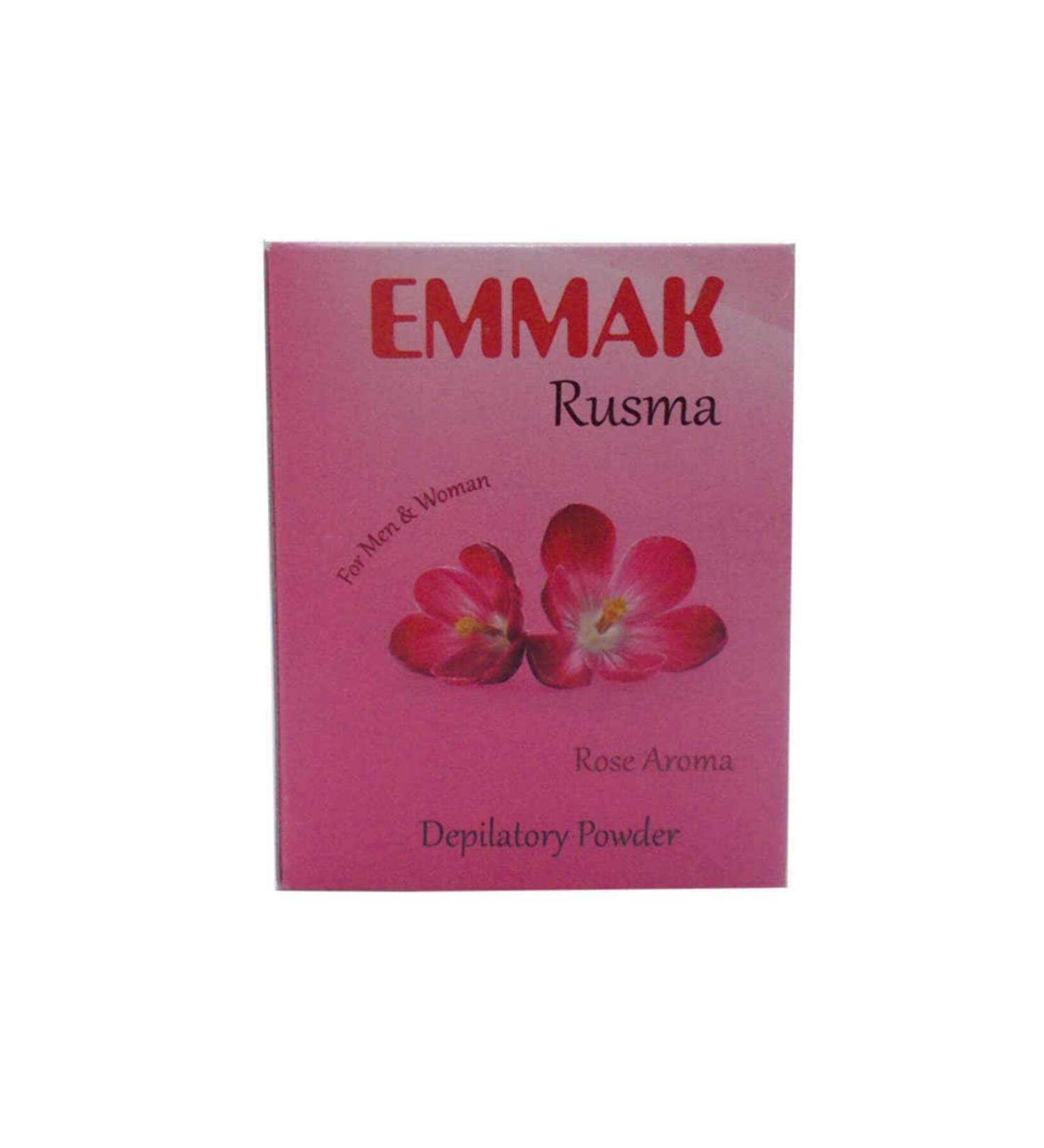 Hair Removal Powder Rose Flavored Hammam Herb Male Female Rusma 80 Gr X 2pcs - Buy Online on GoSupps.com