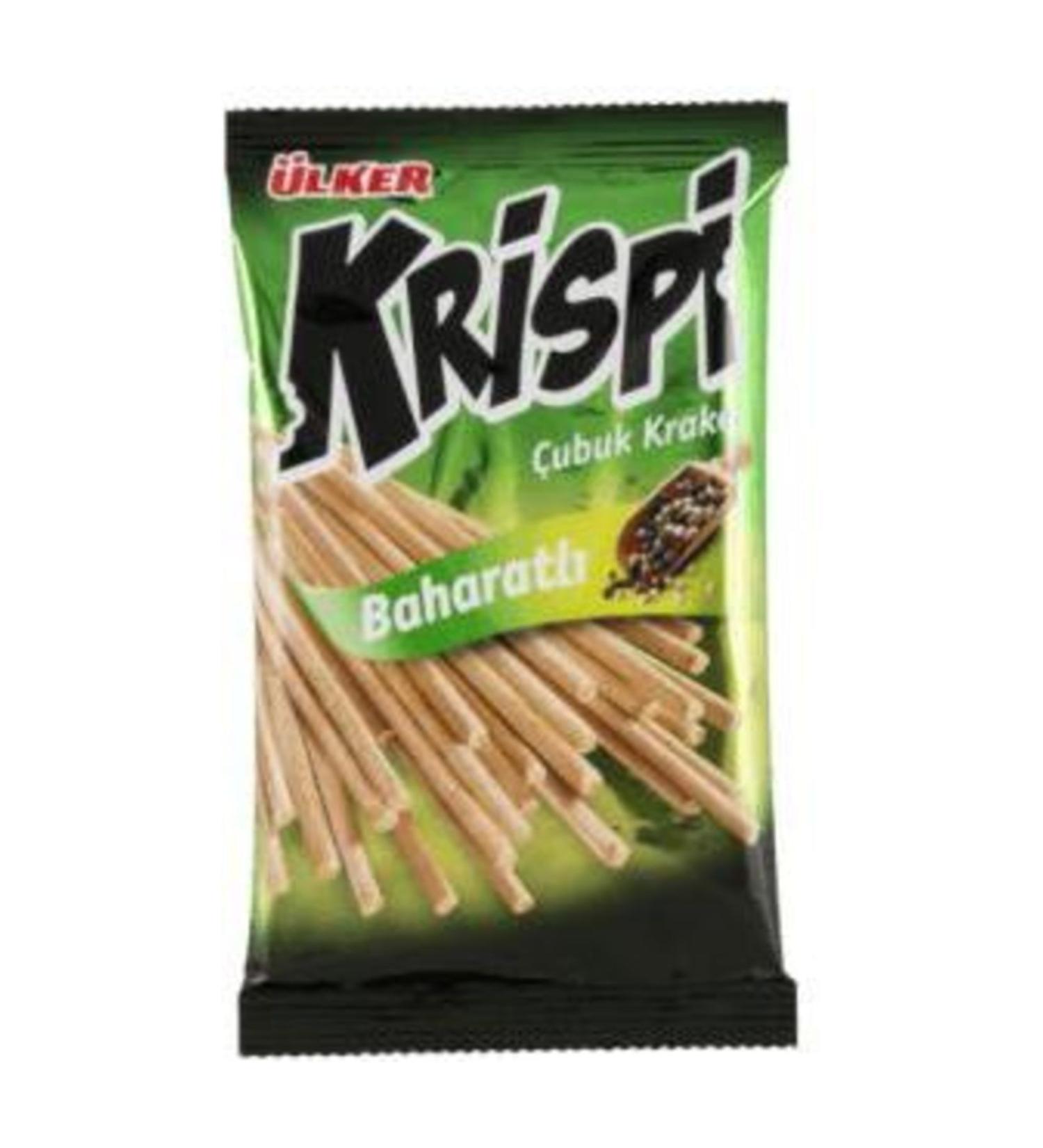 Ulker Krispi Spicy Stick Crackers 54 gr 15 Pieces