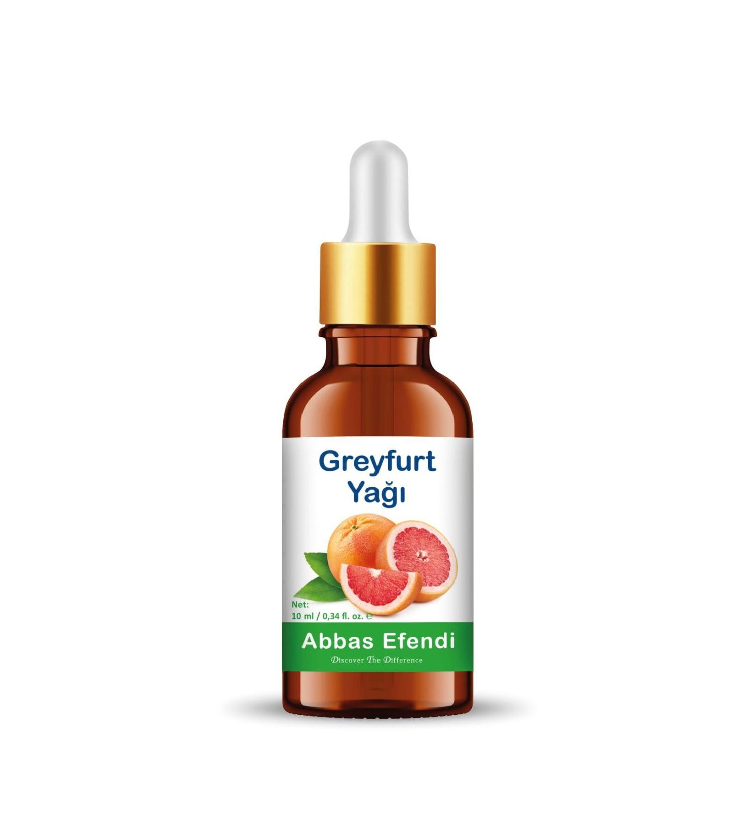 Abbas Efendi Grapefruit Oil 10 ml (Glass Bottle and Measured Glass Stick)