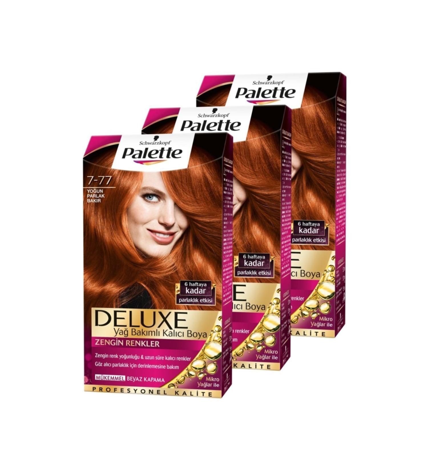 Palette 7-77 Intense Bright Copper X 3 Pieces