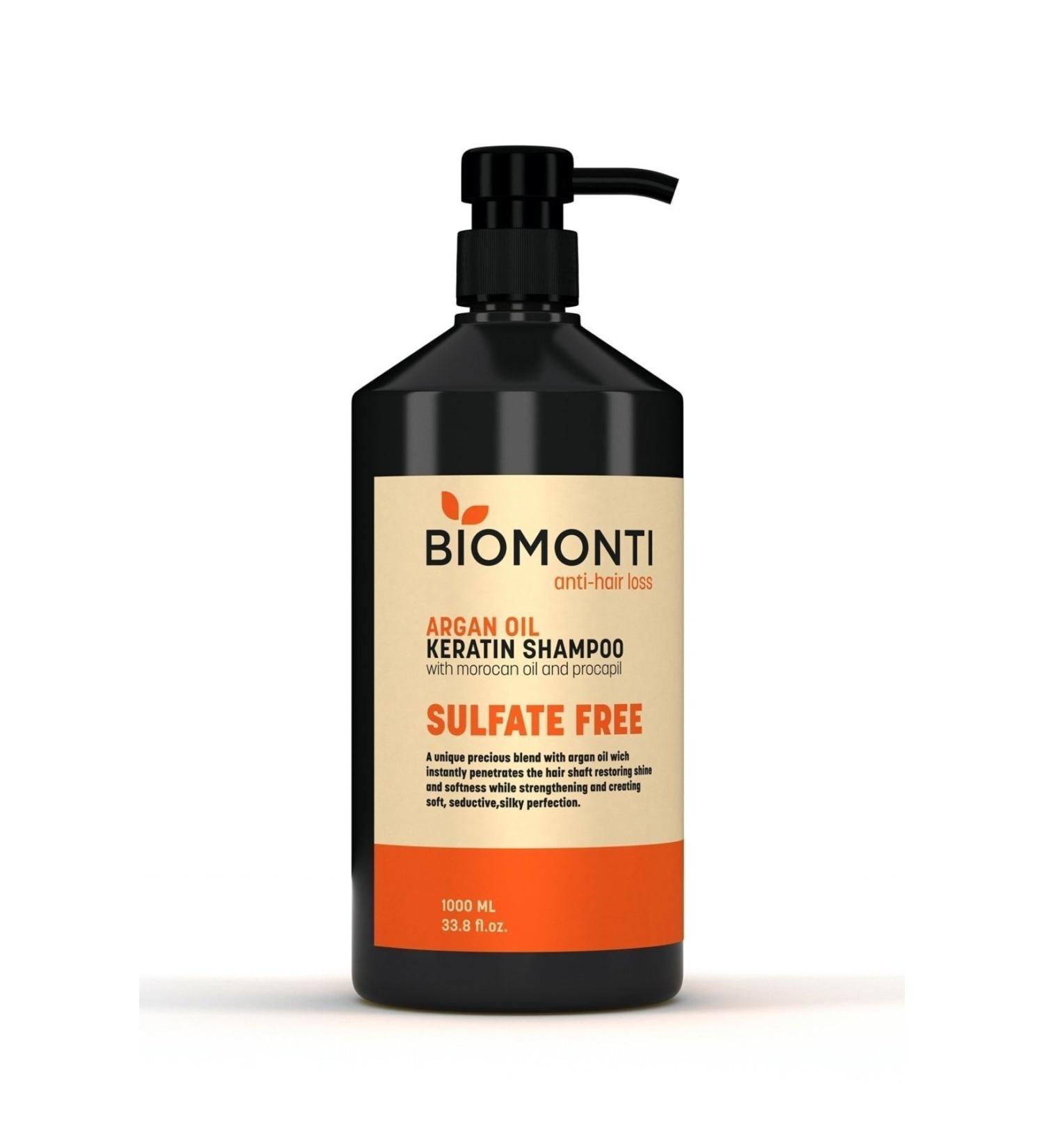 BIOMONT Argan Oil Keratin Shampoo 1000ml