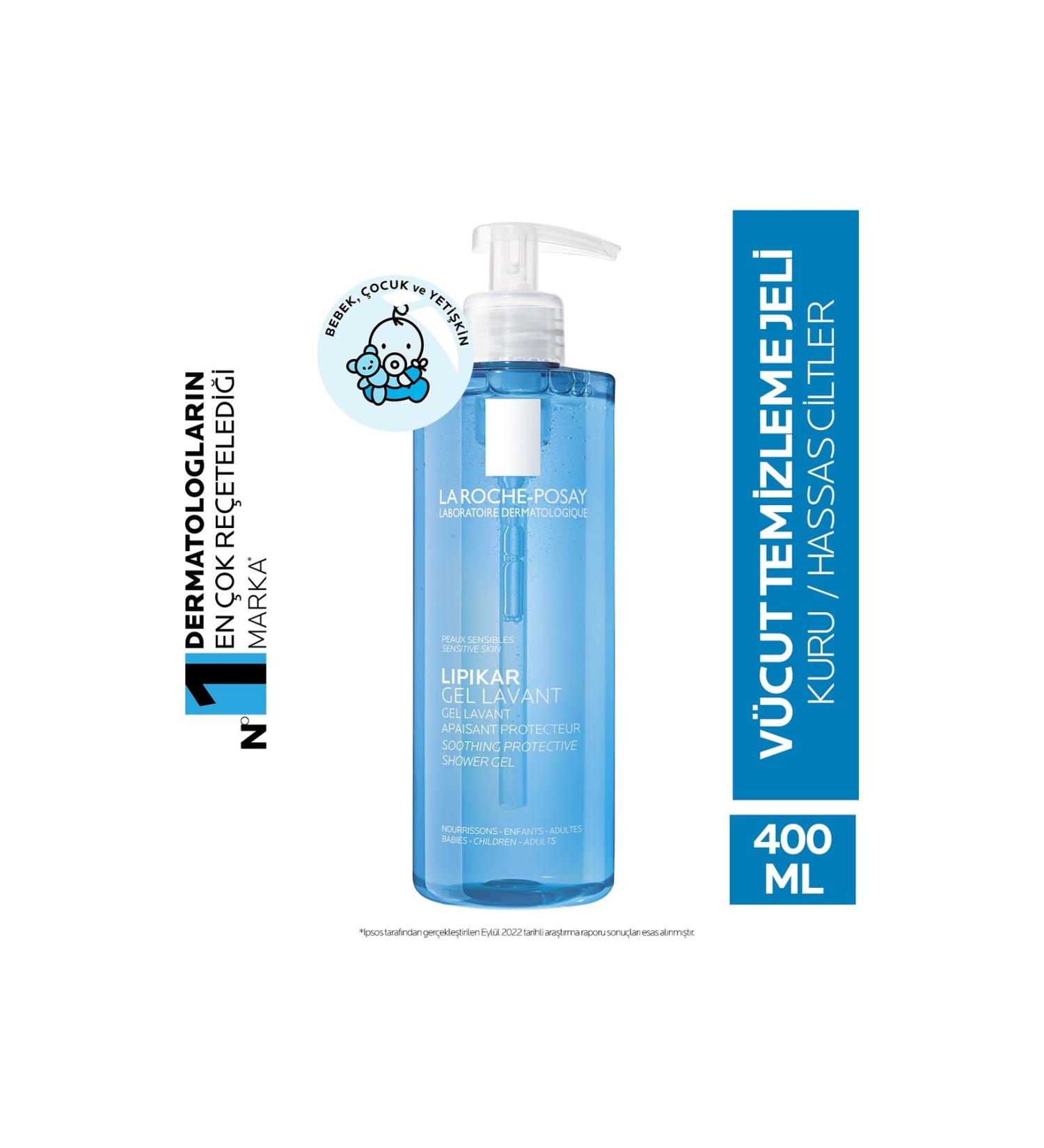 sommeow La Roche Posay Lipikar Gel Lavender - Gel Cleanser 400 ml