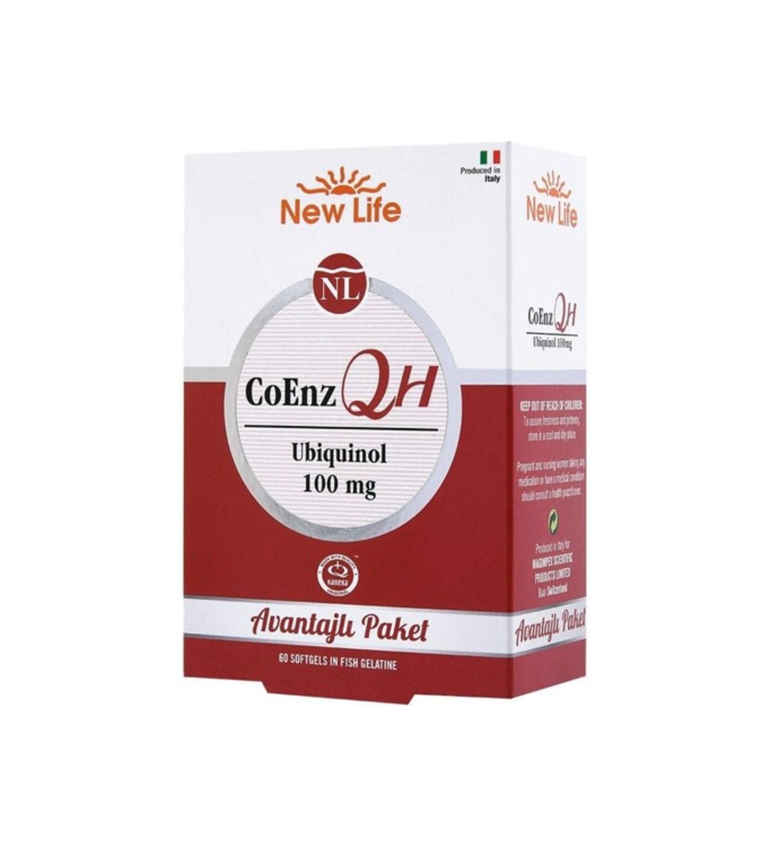 New Life Newlife Coenz Qh Advantage Pack 60 Capsules New140412