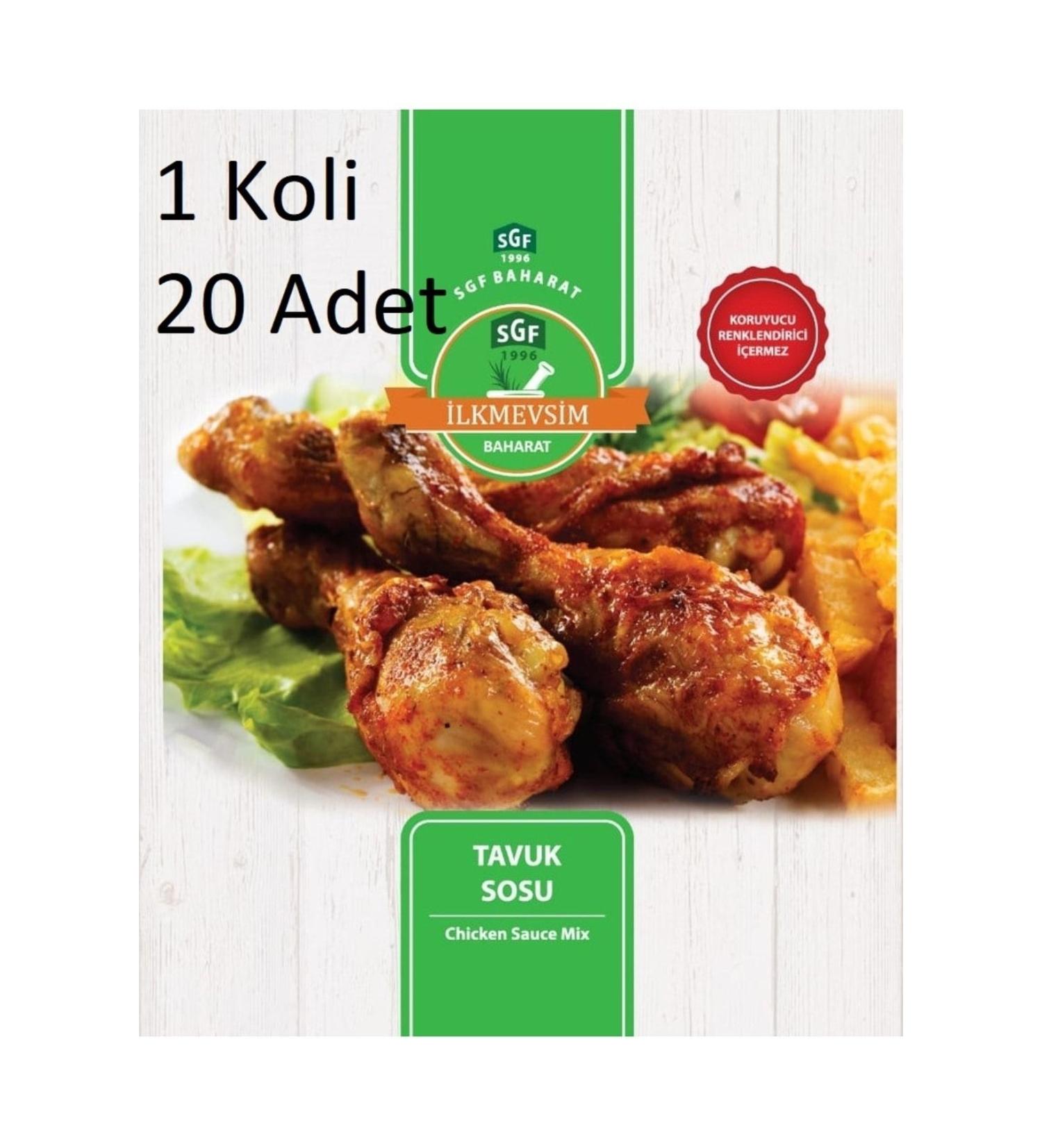 ilkmevsim spice chicken sauce chicken sauce 50 gr * 20 pieces 1 box
