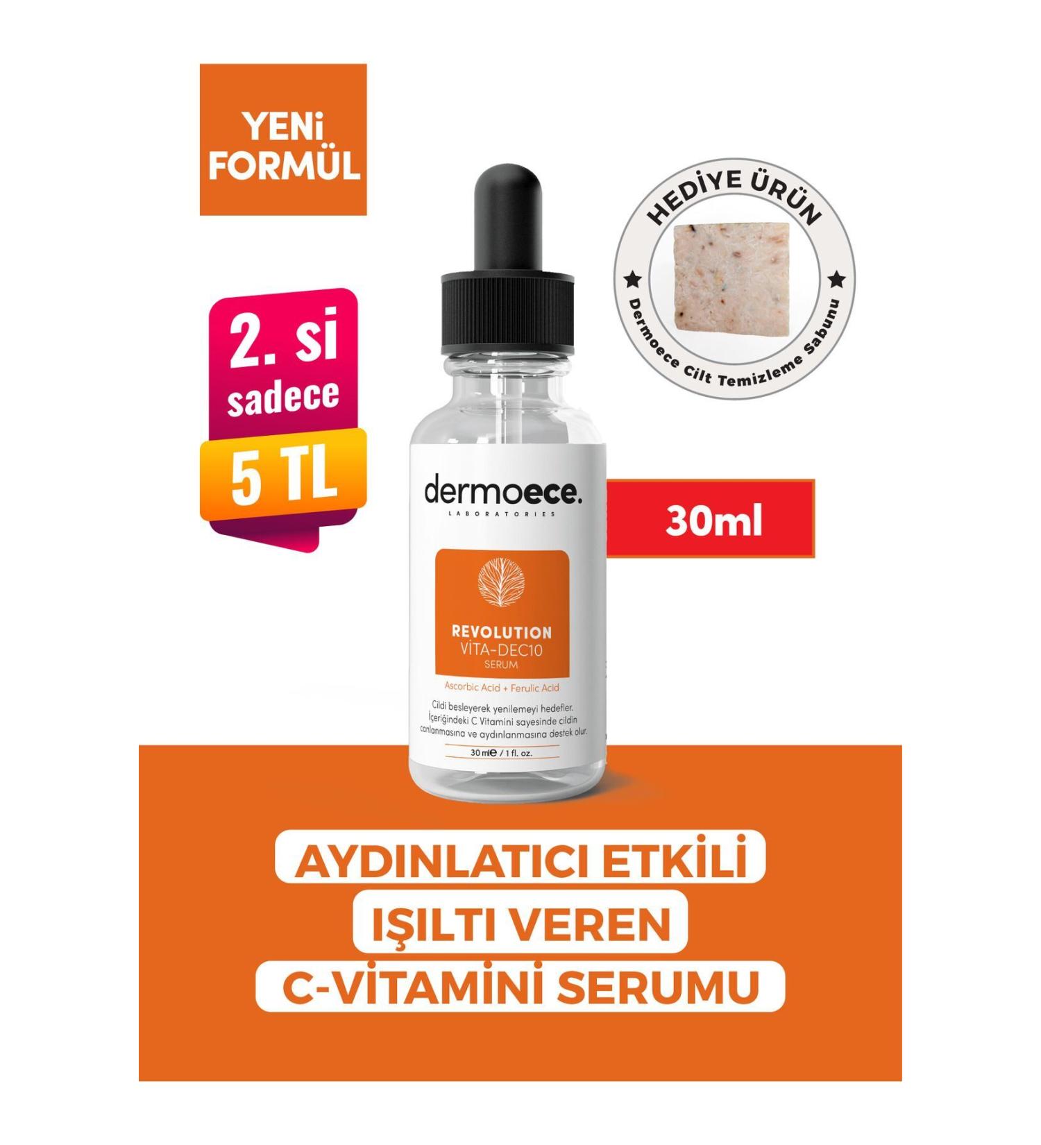 dermoece Revolution Vita - Dec10 Vitamin C Serum 30 Ml - Buy Online on GoSupps.com