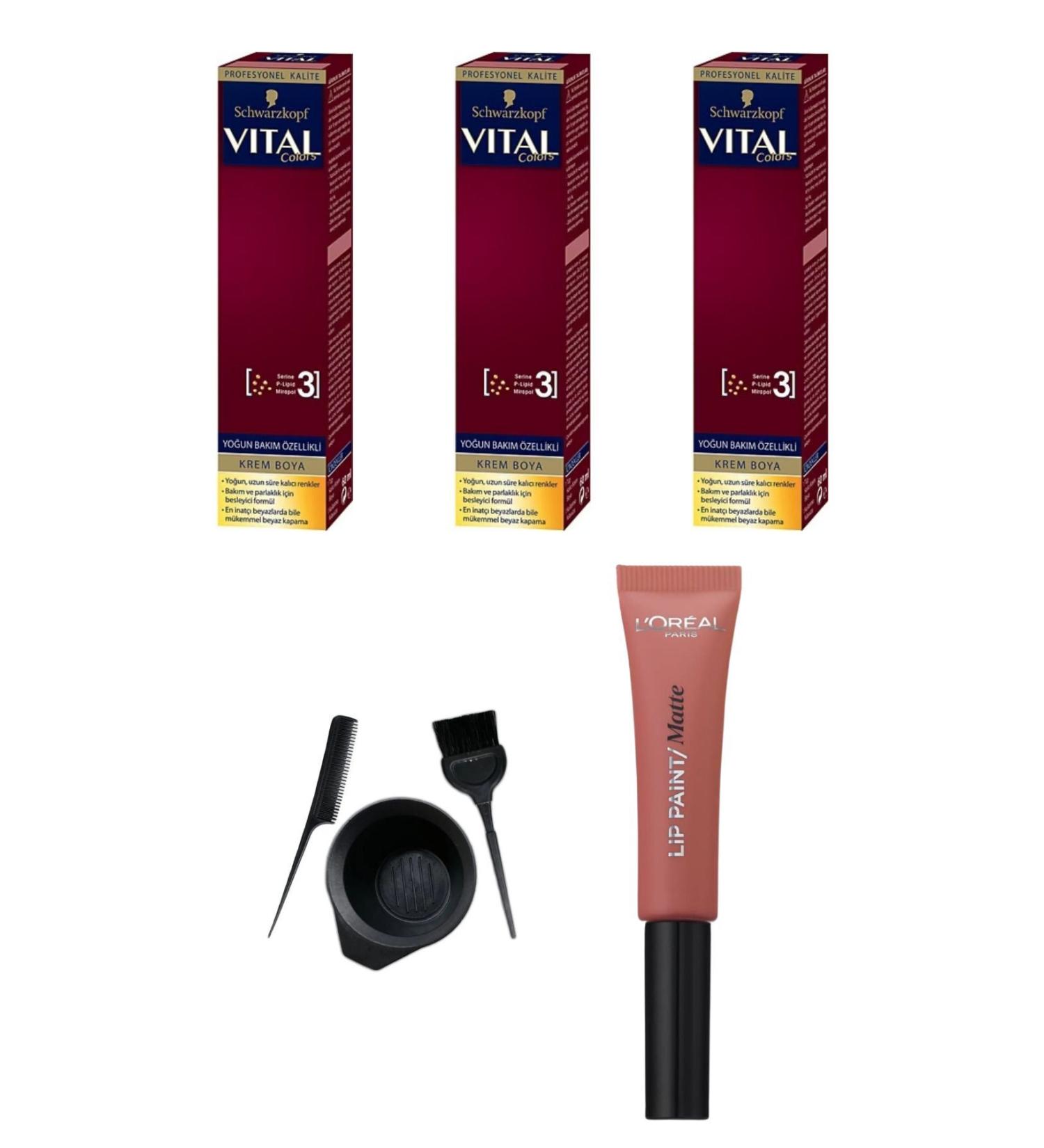Vital Colors 9.11 Intense Ash Platinum X 3 Loreal Paris Infaillible Lip Paint Matte 201 Lipstick