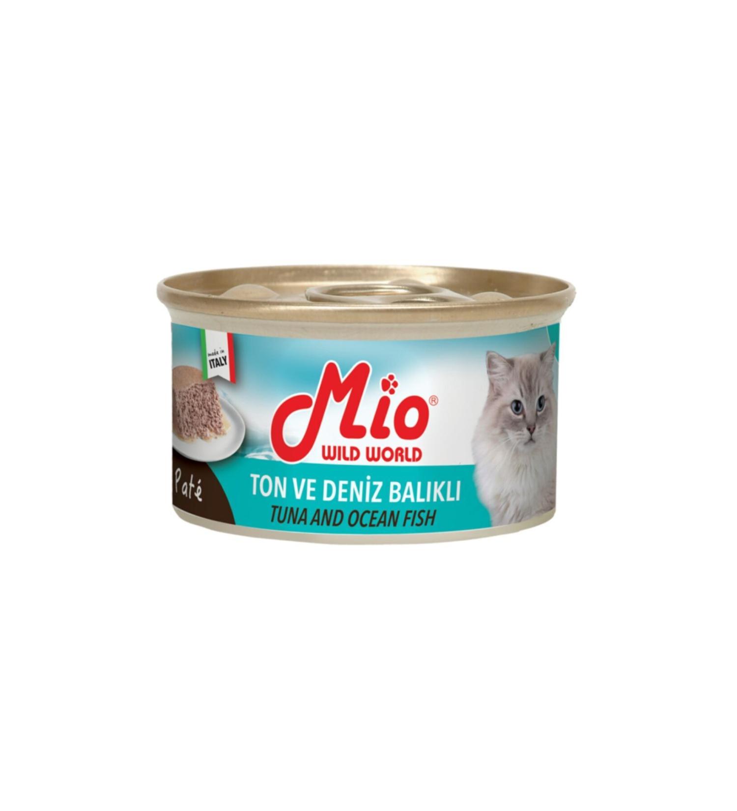 Mio Mio 4 Pieces 85gr Tuna and Sea Fish Cat Food 85 gr 4 Pieces