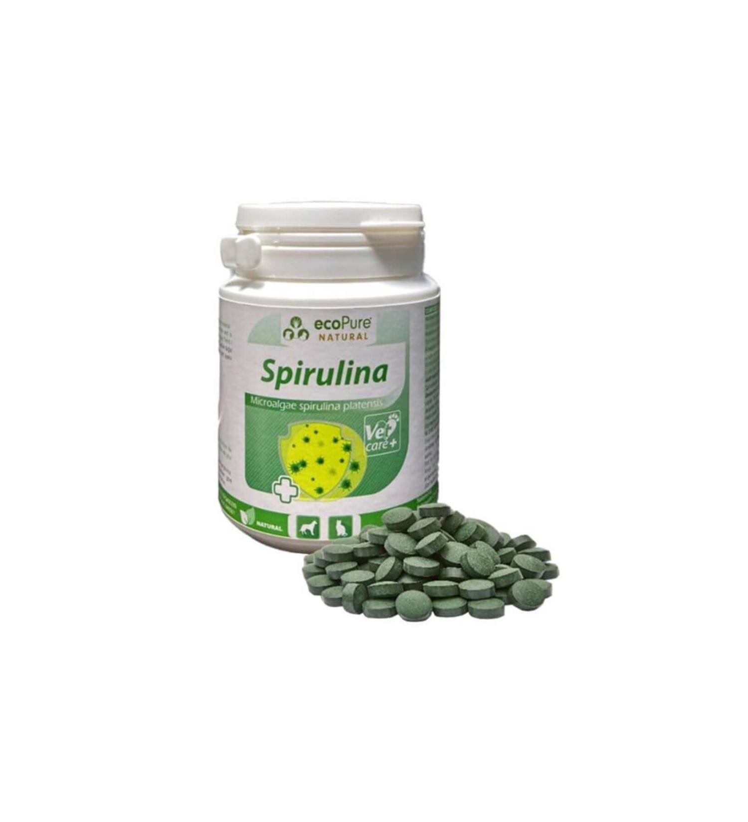 Ecopure Spirulina for Cats and Dogs 80 Tablets