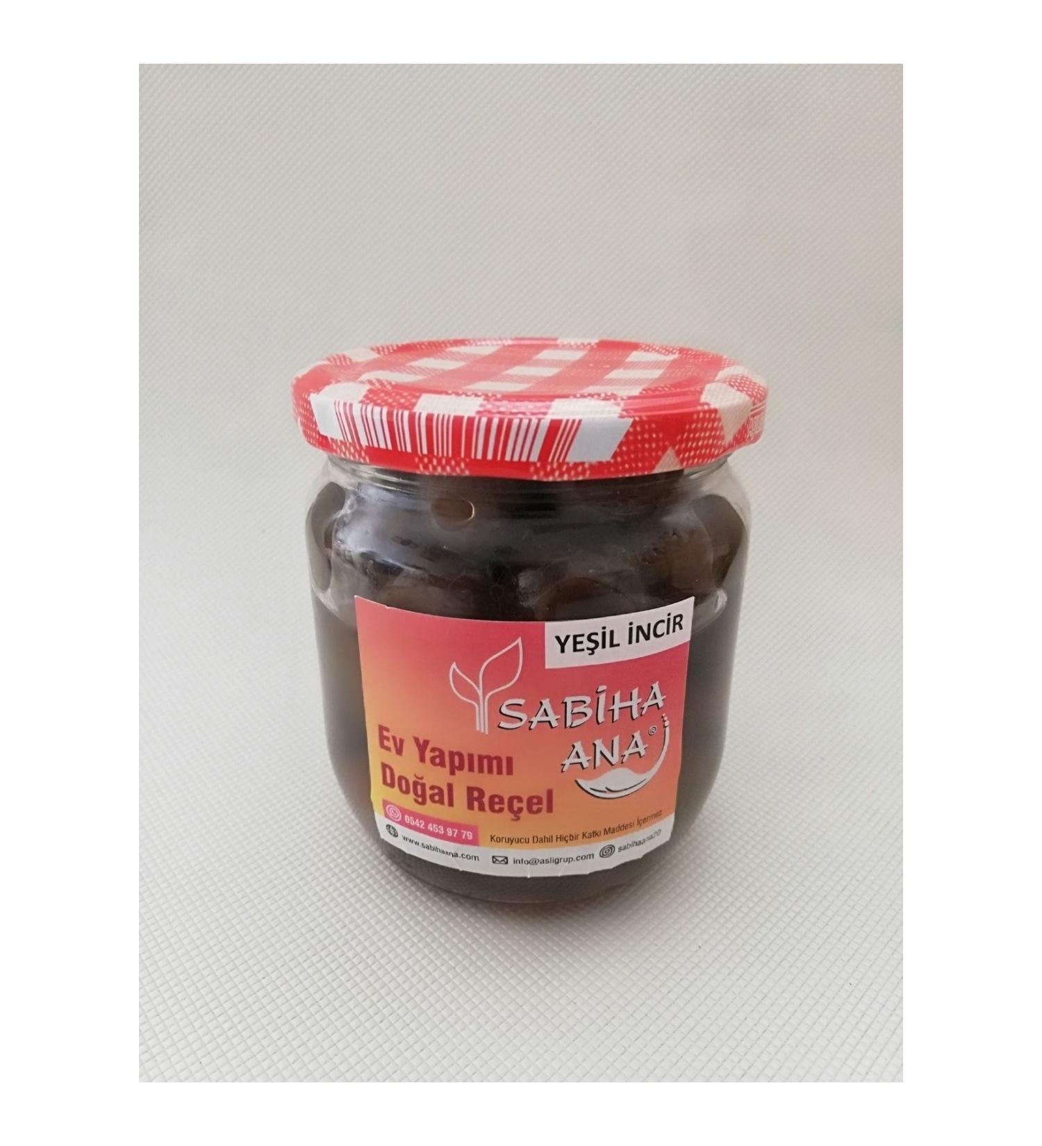 SabihaAna Handmade Natural Organic Green Fig Jam