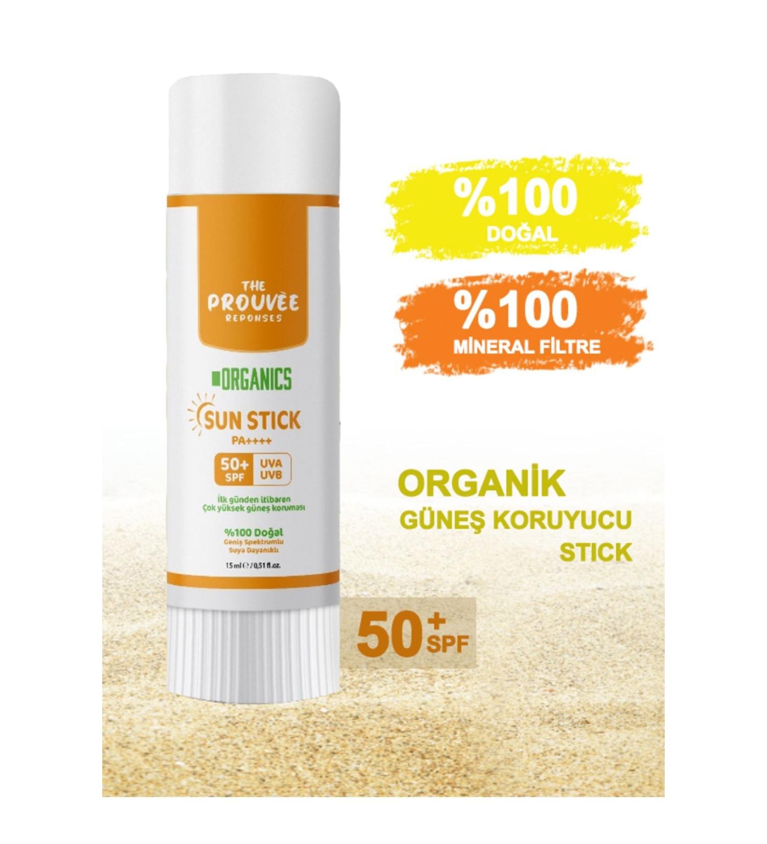 The Prouvee Responses 0 Natural 50 Spf Sunscreen Stick 15ml (sun stick) - Buy Online on GoSupps.com