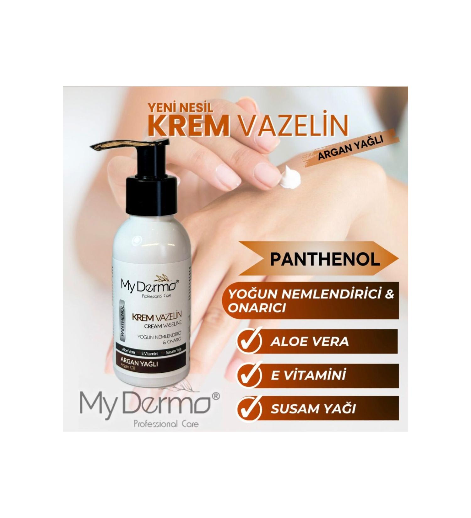 MY DERMO 2 PCS Cream Vaseline SULFUR-ARGAN OIL 100 ML X 2 PCS - Buy Online on GoSupps.com