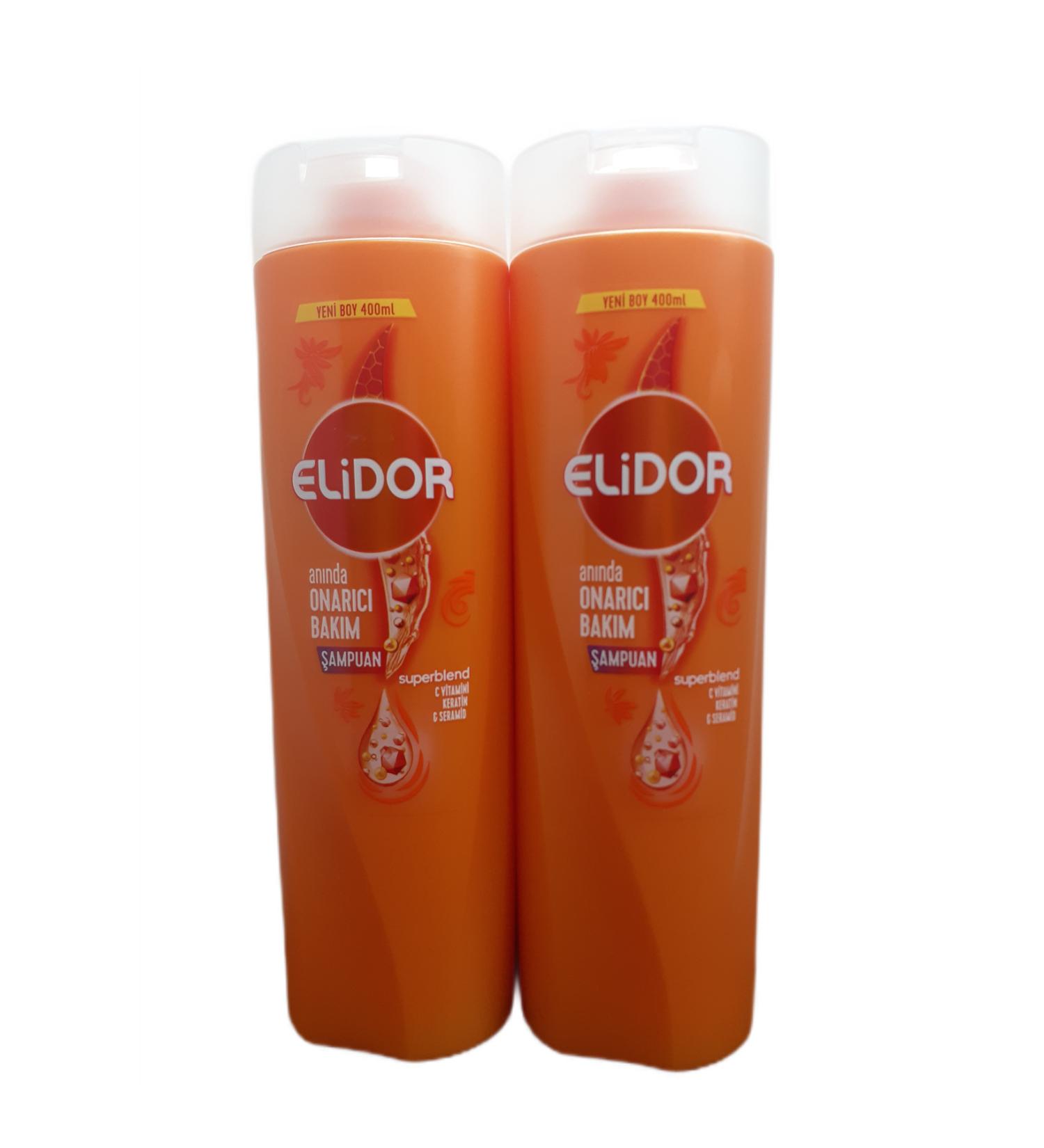 Elidor EL DOR INSTANT REPAIR CARE SHAMPOO 400 ML X 2 PIECES - Buy Online on GoSupps.com