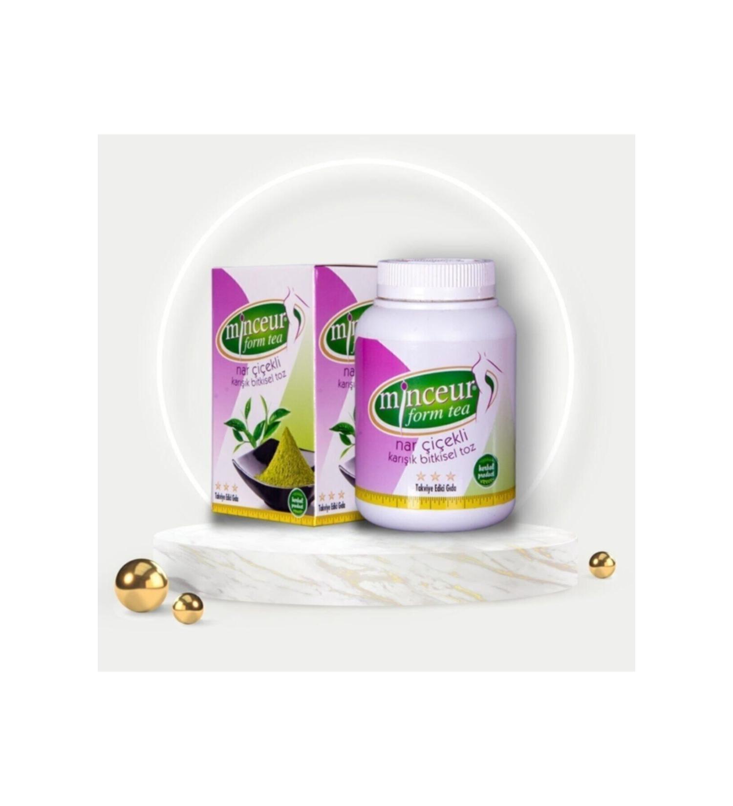 minceur Pomegranate Flower Mixed Herbal Slimming Tea 200gr 8682923978615 - Buy Online on GoSupps.com