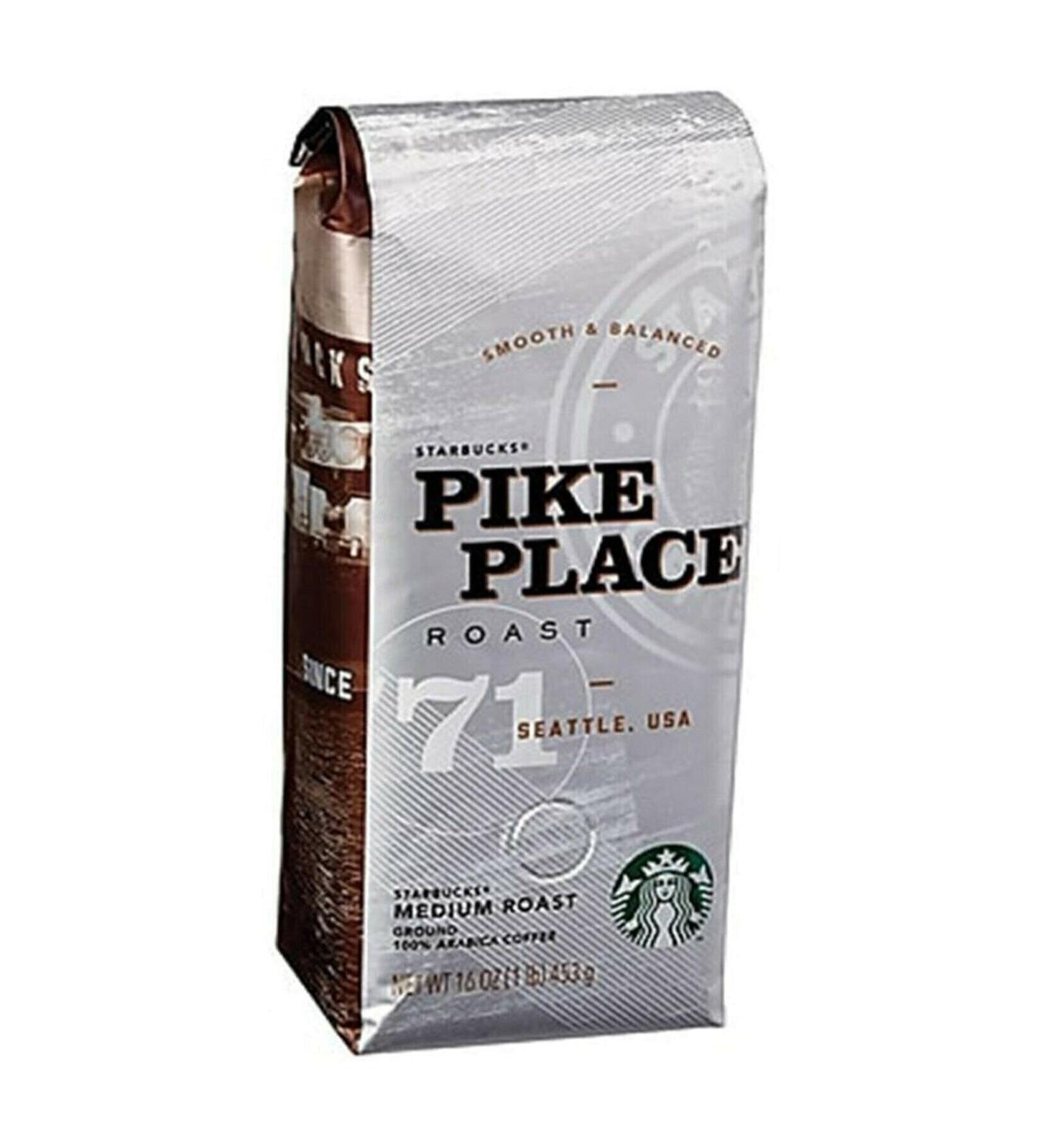 Starbucks Pike Place 250 Gr Metal Filter For Ground Coffee Beans