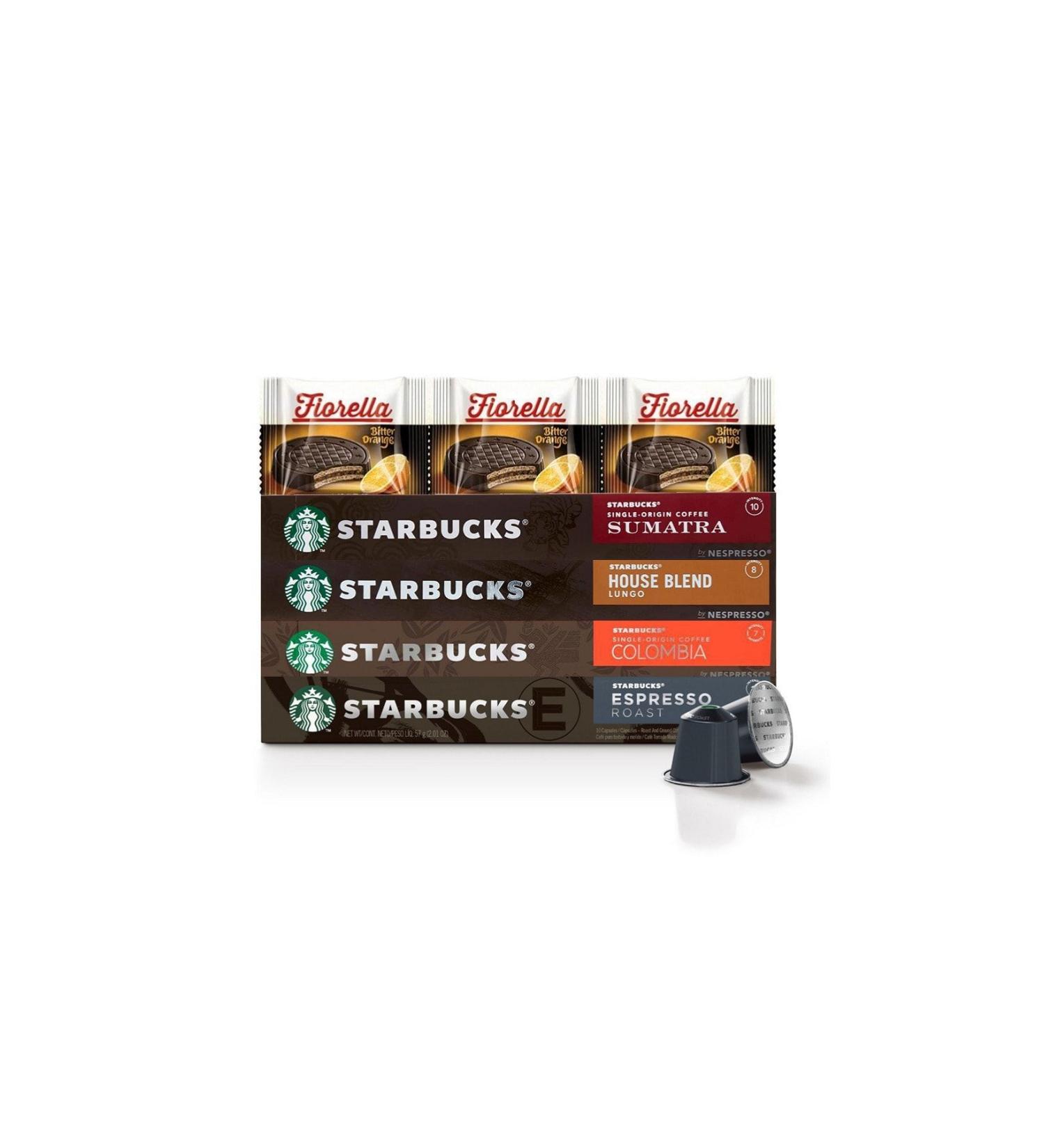 Starbucks 4 Piece 10 Capsule Coffee Set + Fiorella 20grx3
