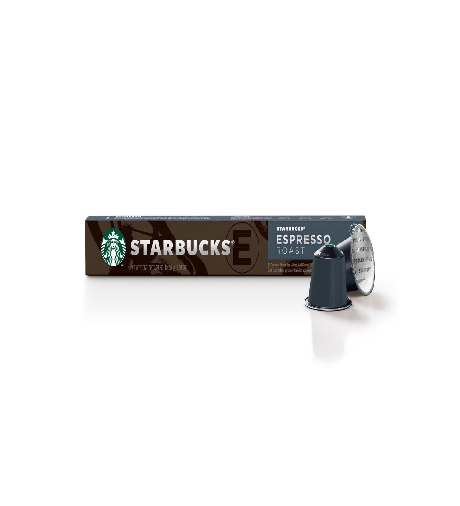 Starbucks Nespresso Compatible 10 Aluminum Espresso Capsules Coffee