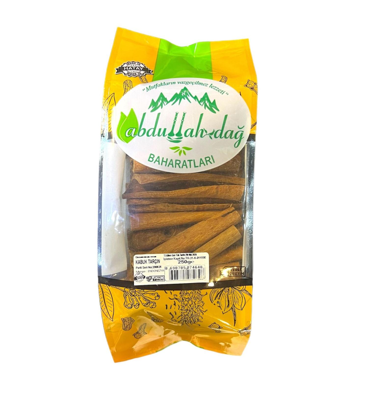 Hac o lu spice Hatay Local Natural Stick Pipe Cinnamon Bark 250 Gr - 1/4 Kg - Buy Online on GoSupps.com