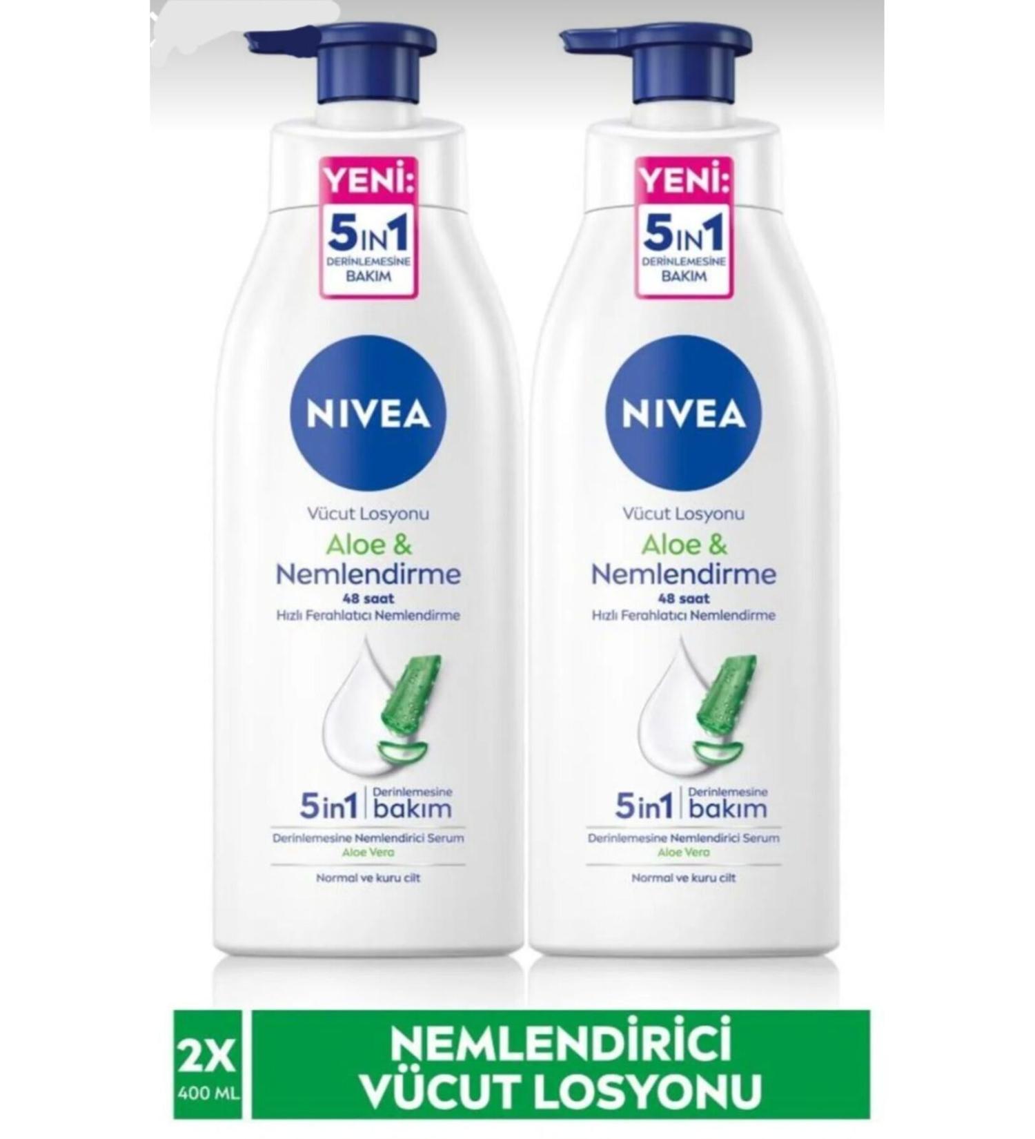 K seda Aloe Vera Deep Moisturizing Serum Body Lotion 2 X400ml