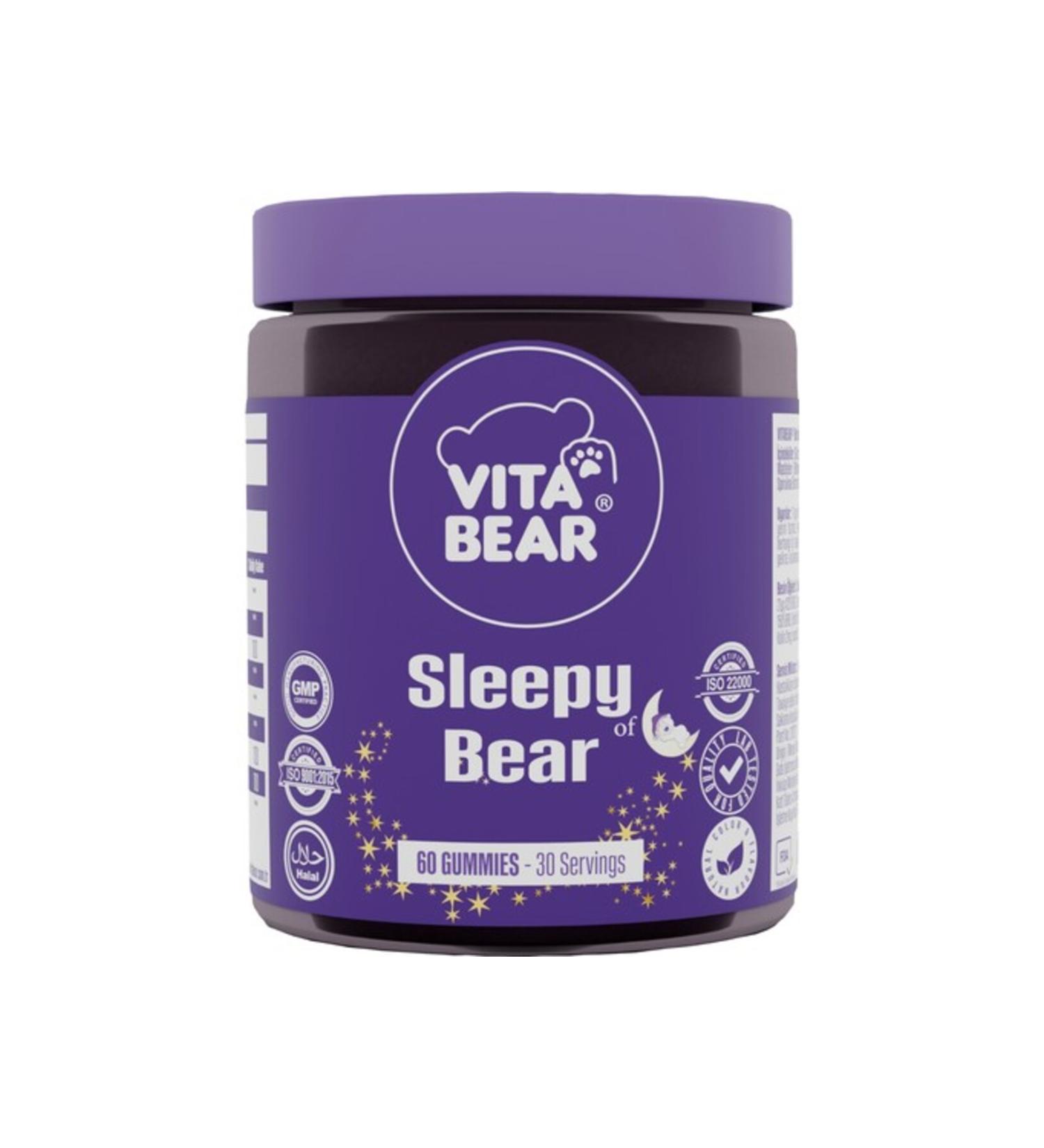 vita Sleepy Bear Sleep Regulator Min 60 Pieces - Buy Online on GoSupps.com