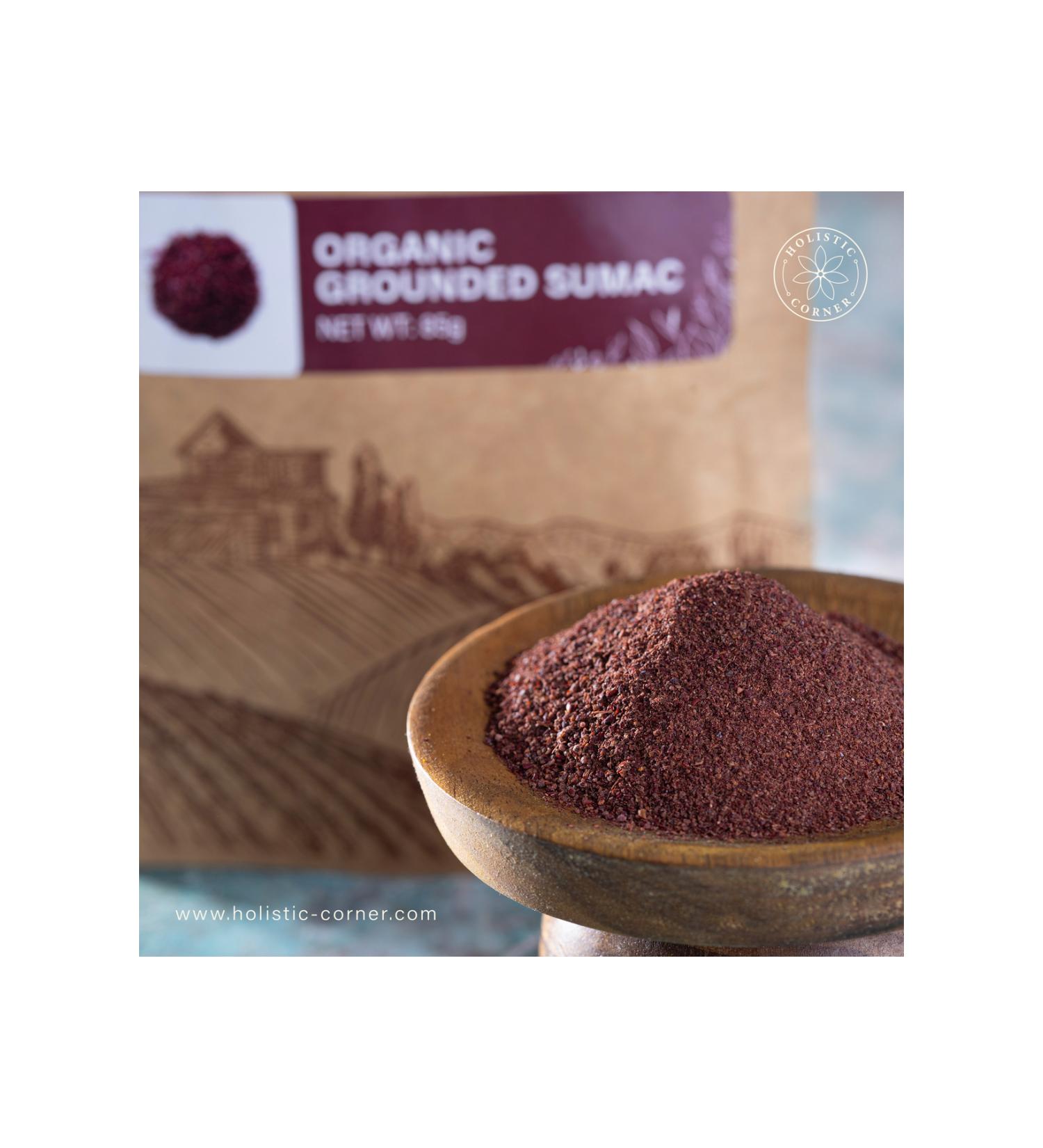 Holistic Corner Organic Grounded Sumac| Organic Powder Sumac 85g