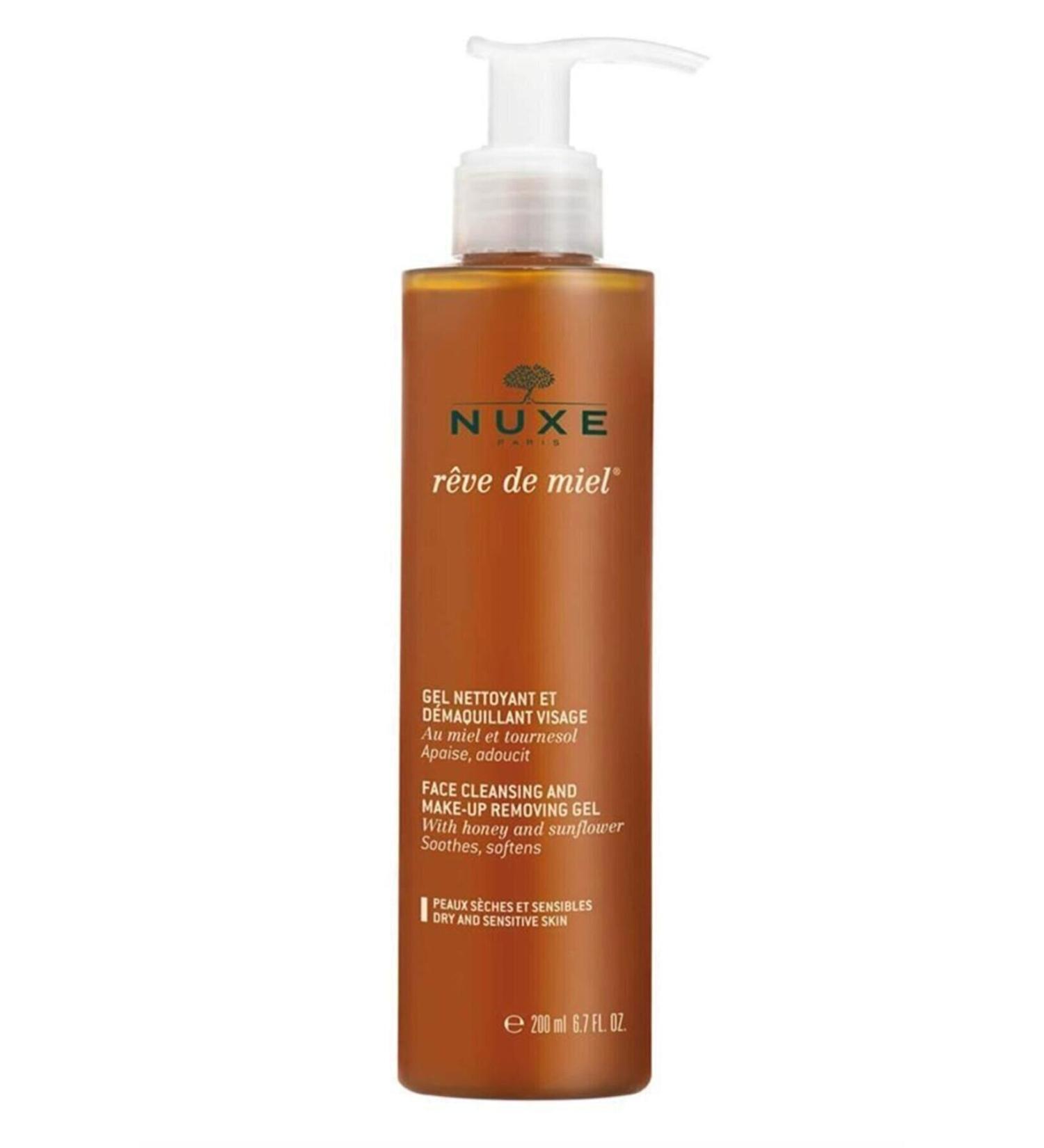 Nuxe Reve De Miel Gel Face and Eye Make-Up Remover 200ml