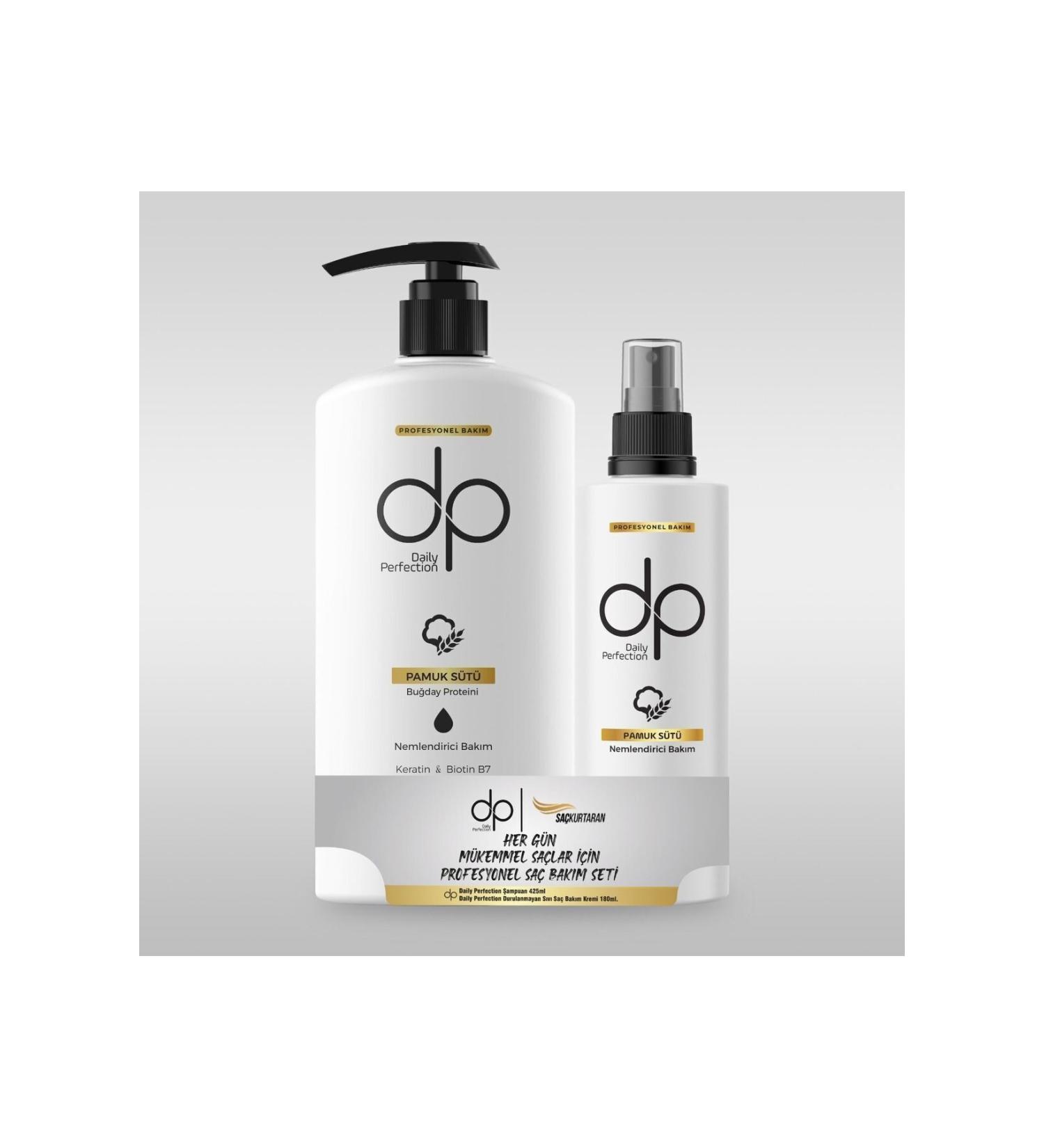 DP Daily Perfection Daily Perfection Cottonmilkwheatprotein 425ml Shampoo-liquid Hair Conditioner 180 ml
