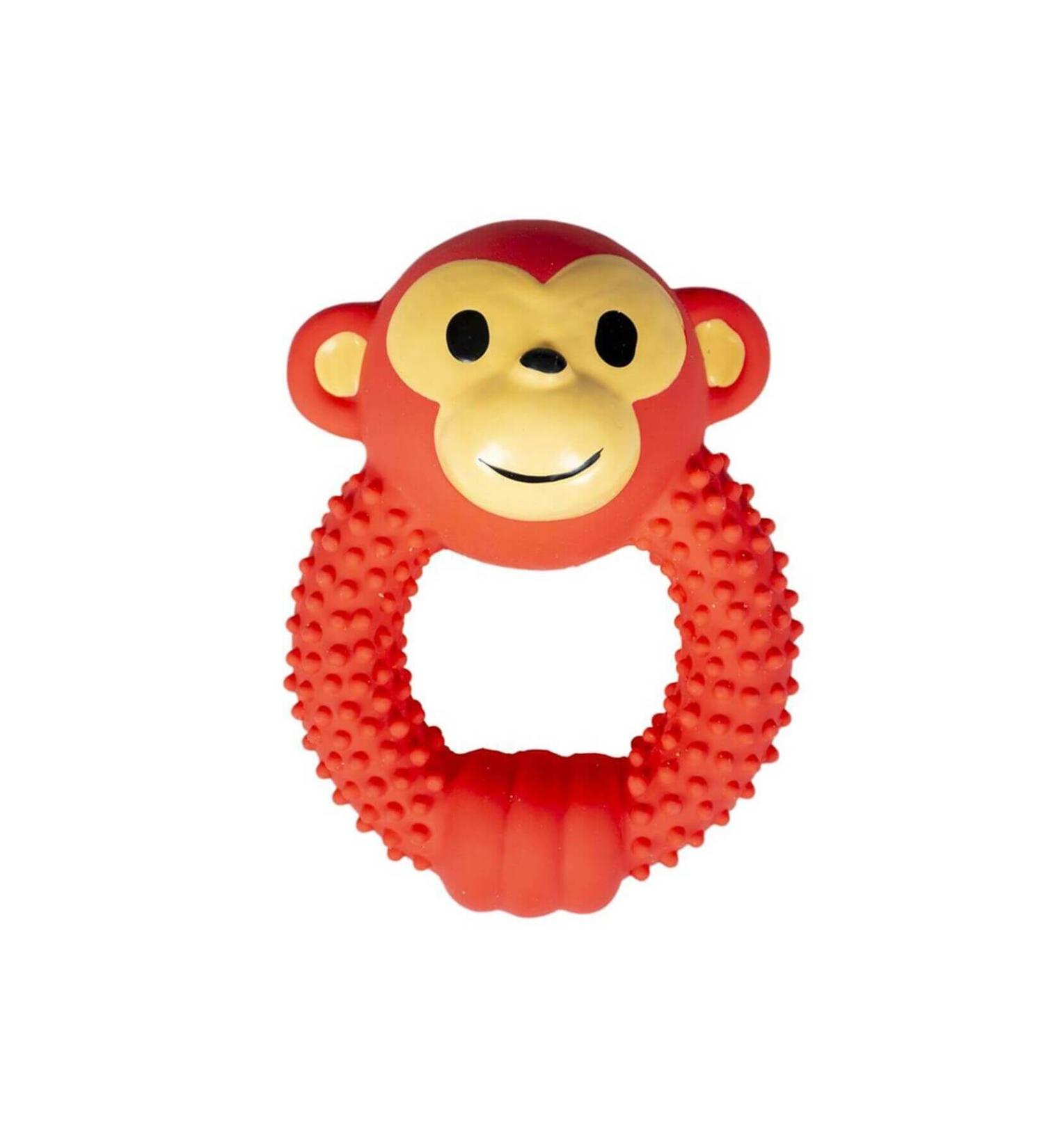 Duvo + Latex Monkey Dog Sound Play Ring