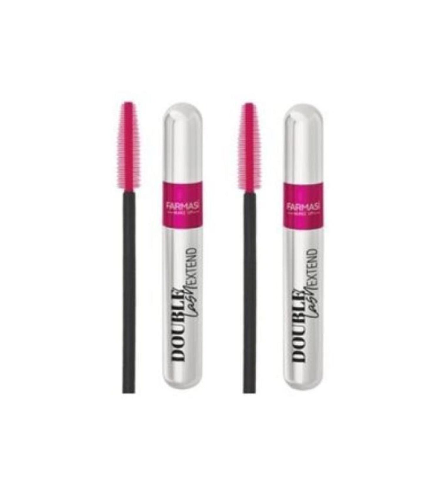 Farmasi Double Lash Extend Double Effect Mascara 12 ml X 2 Pieces