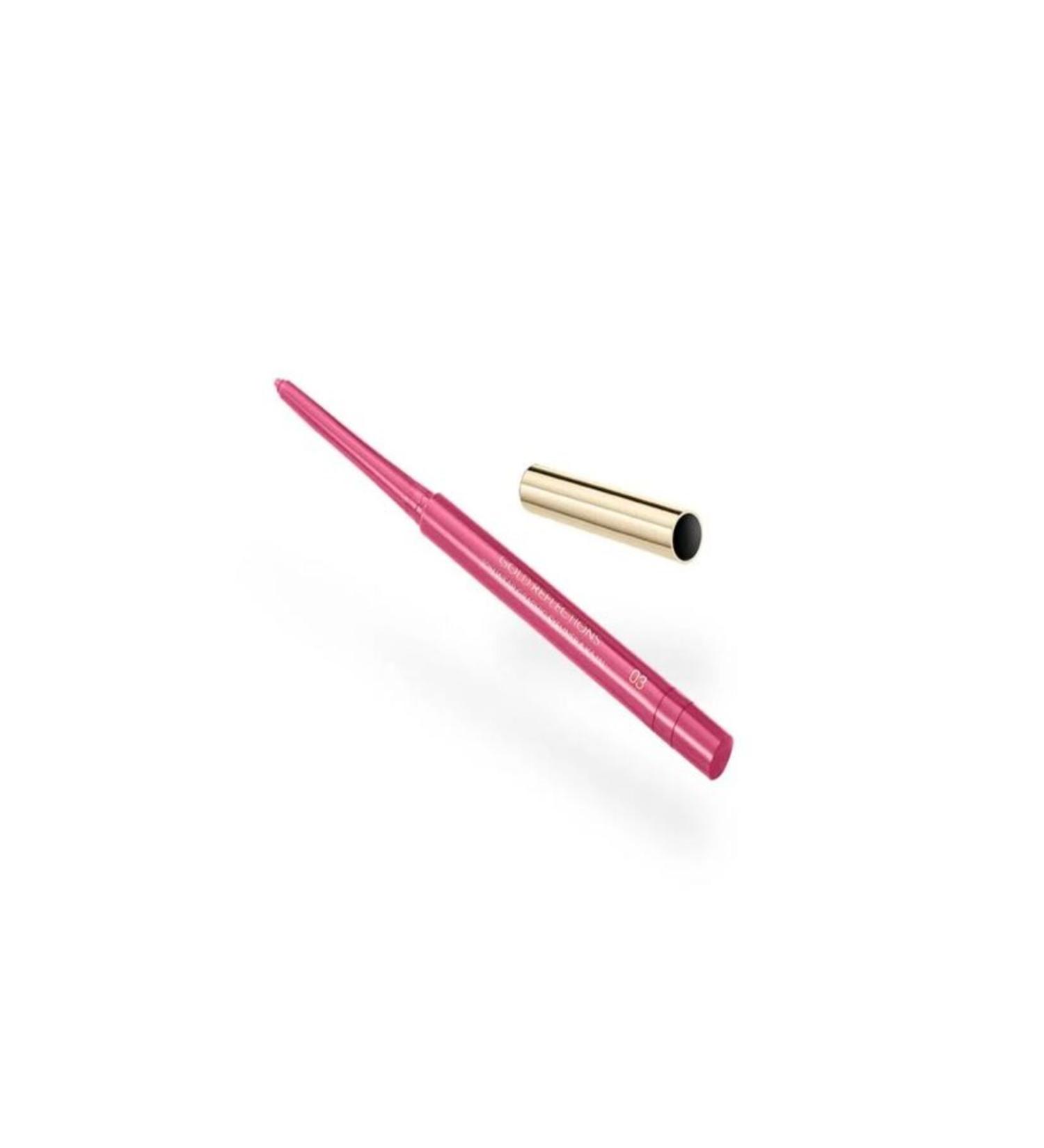 kiko milano GOLD REFLECTIONS 10H WEAR GRAPHIC EYELINER & KAJAL 03 Pink Bloom